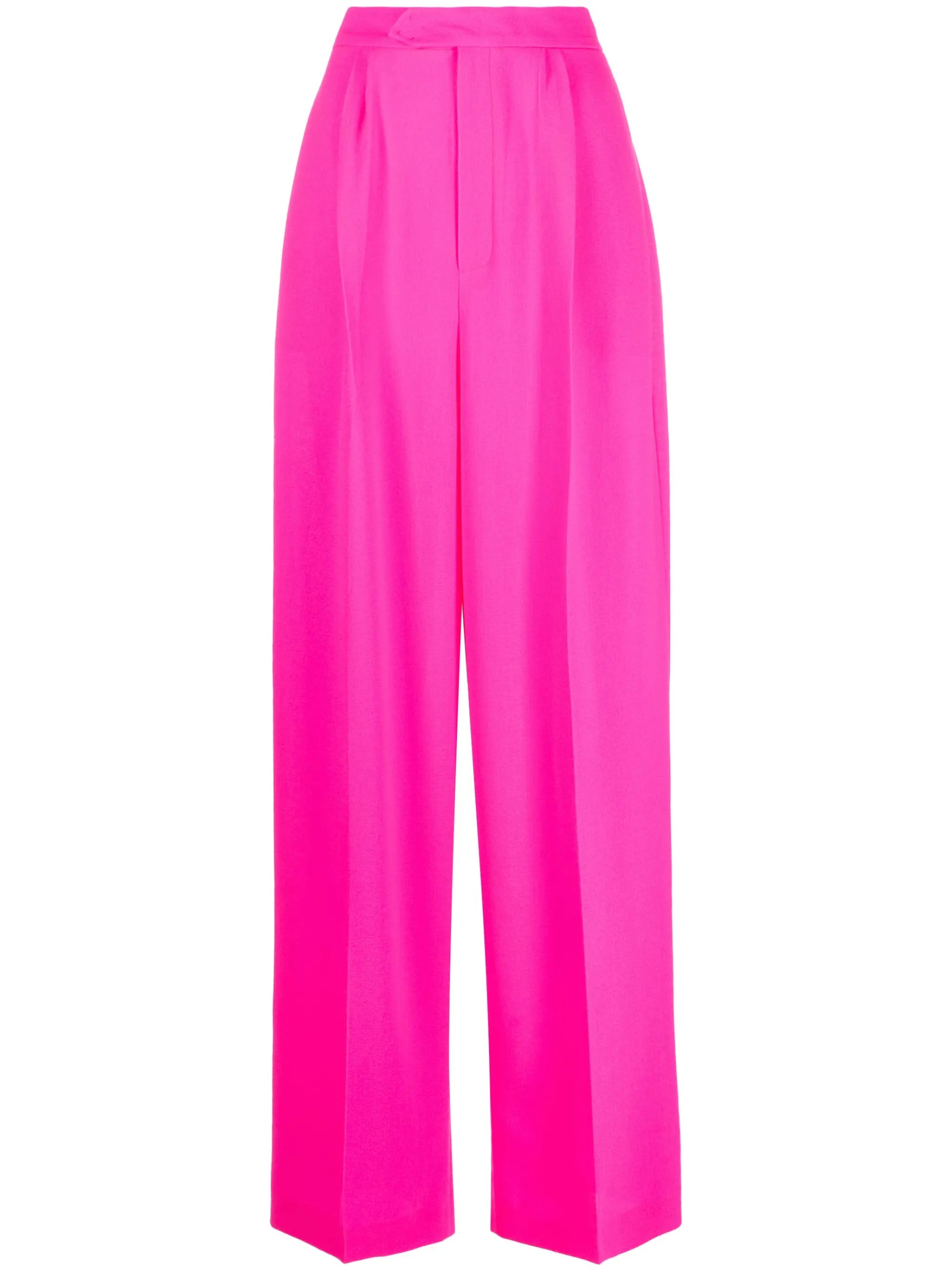 wool wide-leg trousers