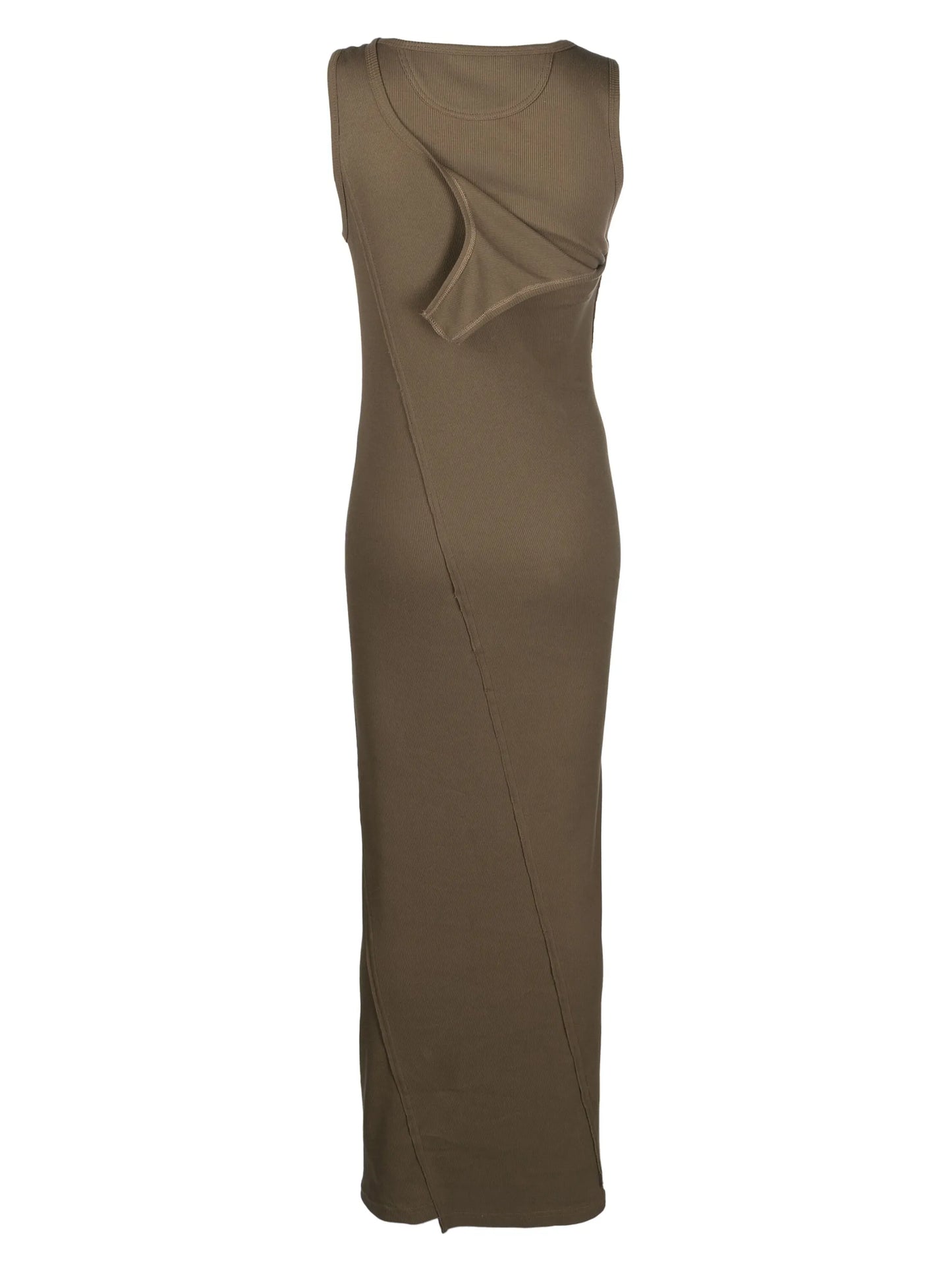 Locker ribbed-knit dress