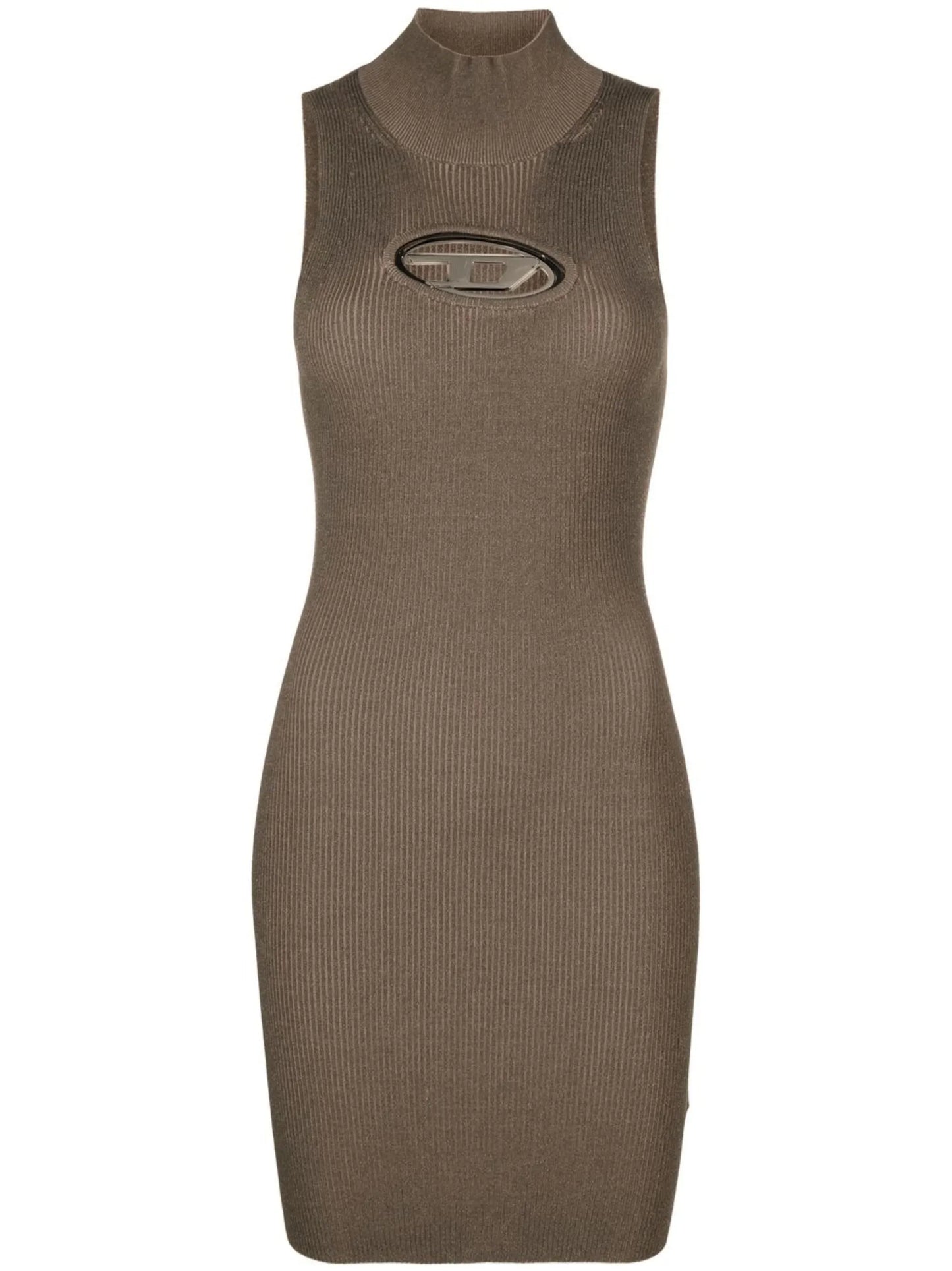 M-Onerva logo-plaque dress