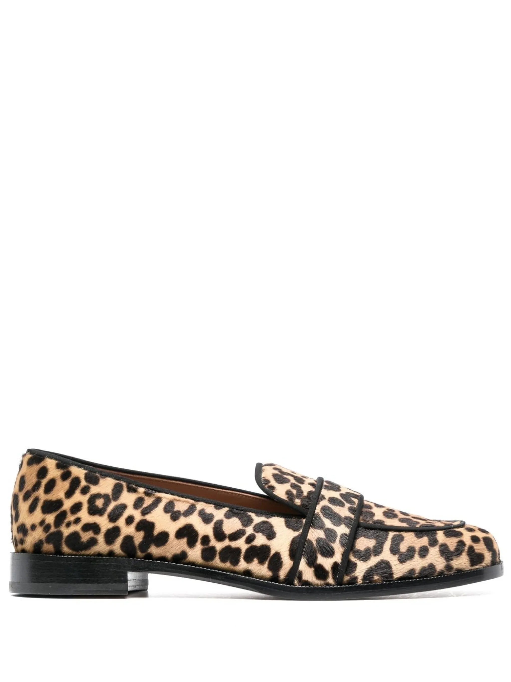 Martin leopard-print loafers