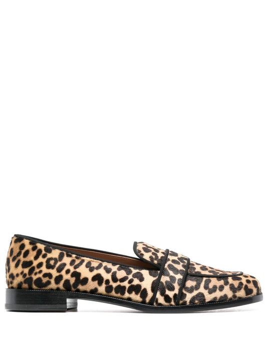 Martin leopard-print loafers