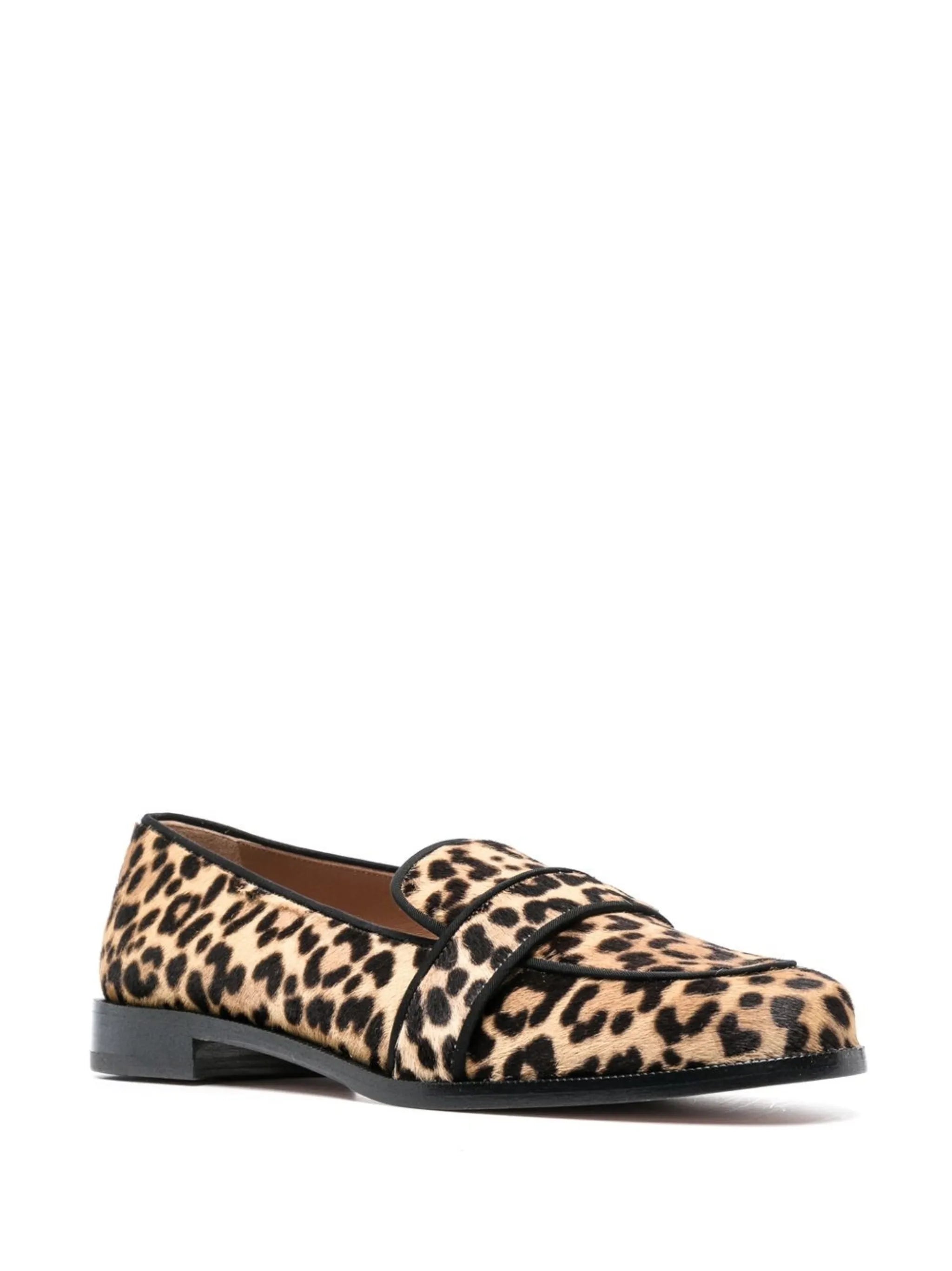 Martin leopard-print loafers