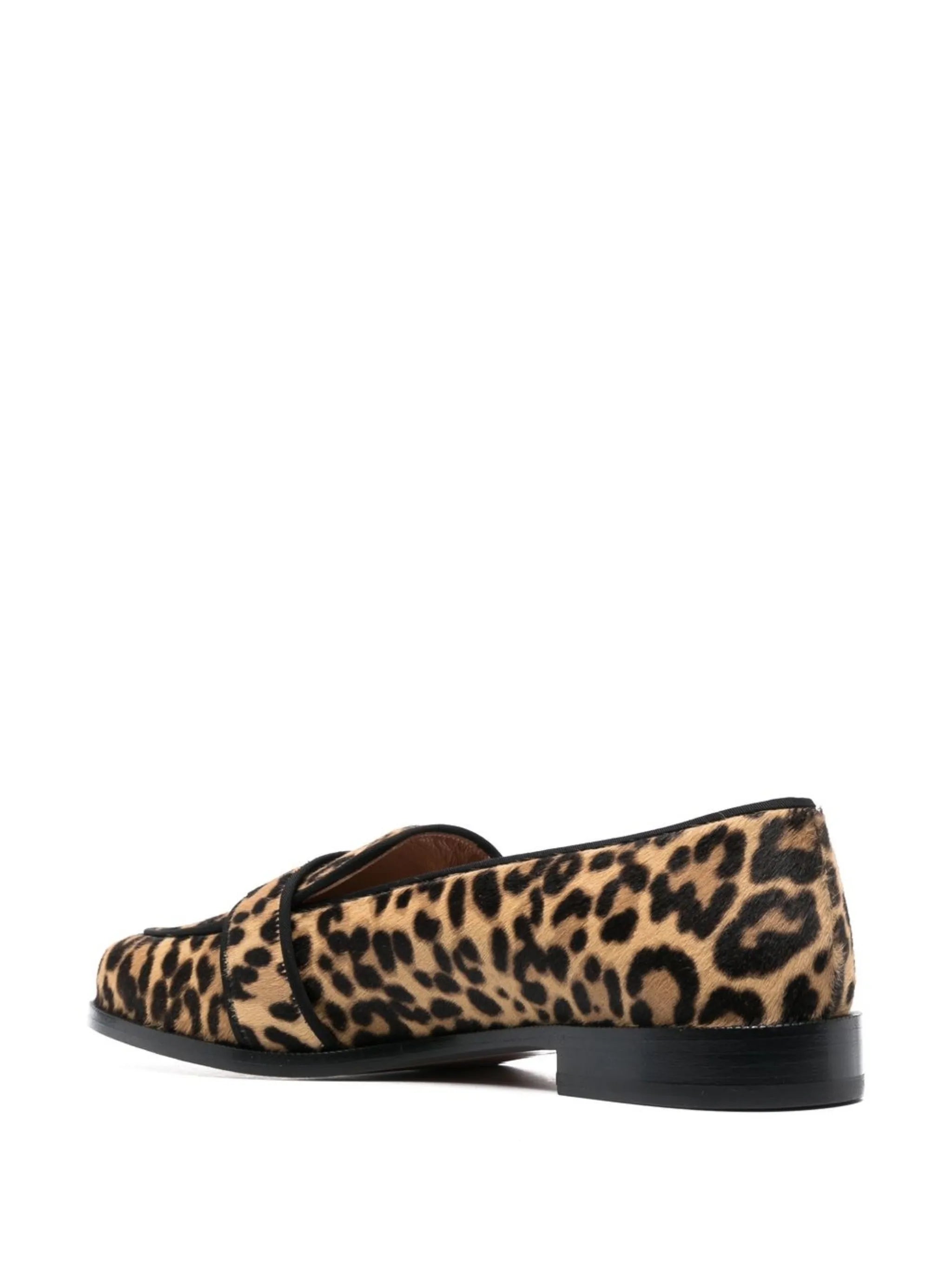 Martin leopard-print loafers