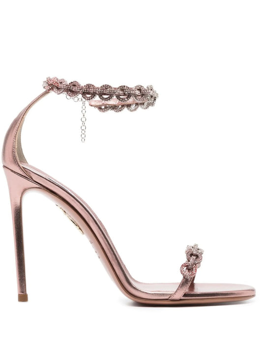Love Link 115mm crystal-embellished sandals