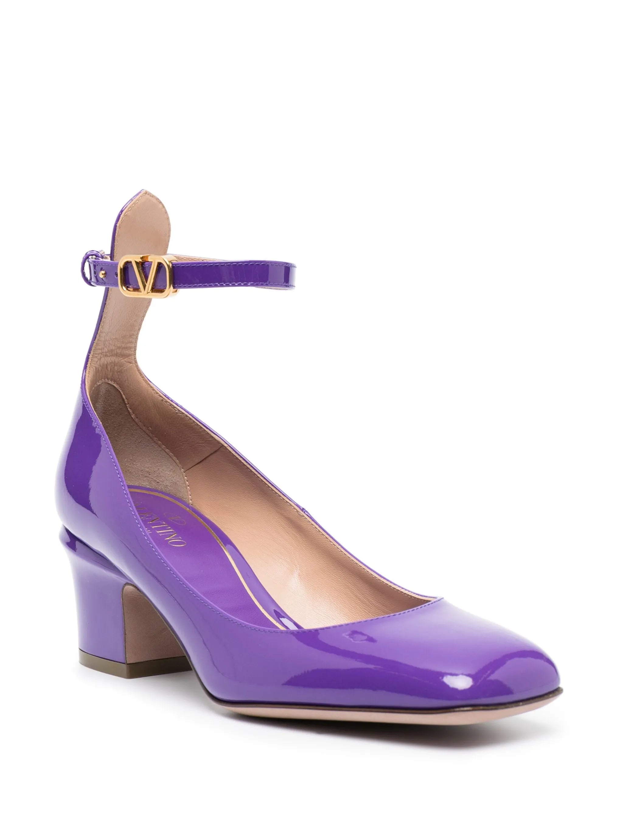 Tan-Go 60mm patent-leather pumps