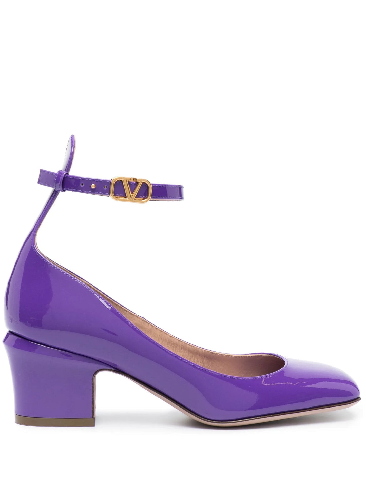Tan-Go 60mm patent-leather pumps