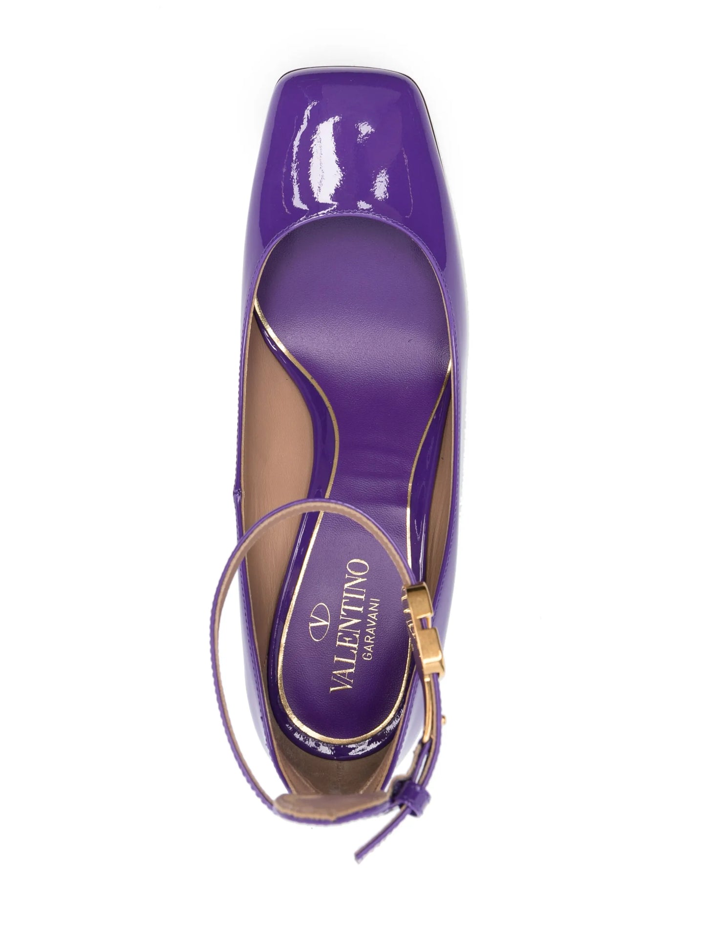 Tan-Go 60mm patent-leather pumps
