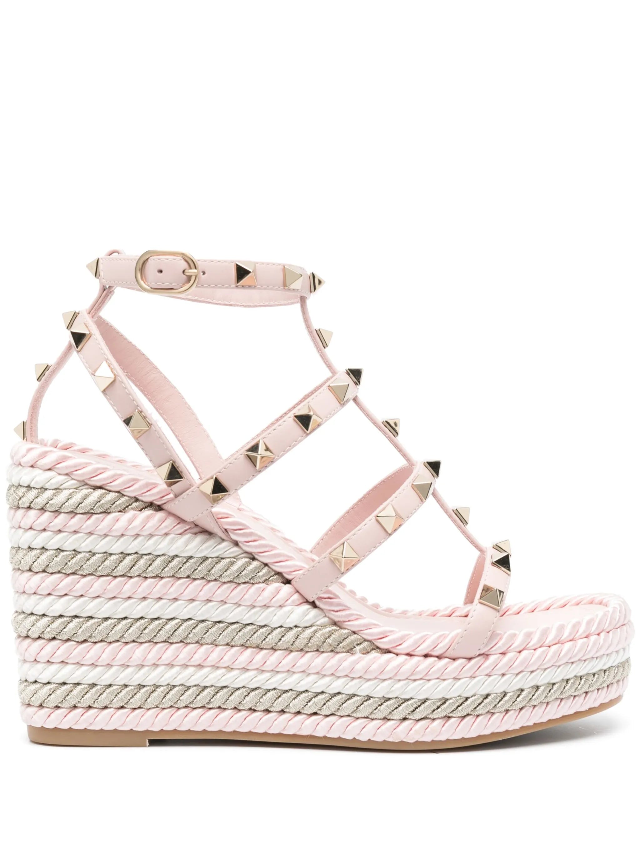 Rockstud wedge sandals