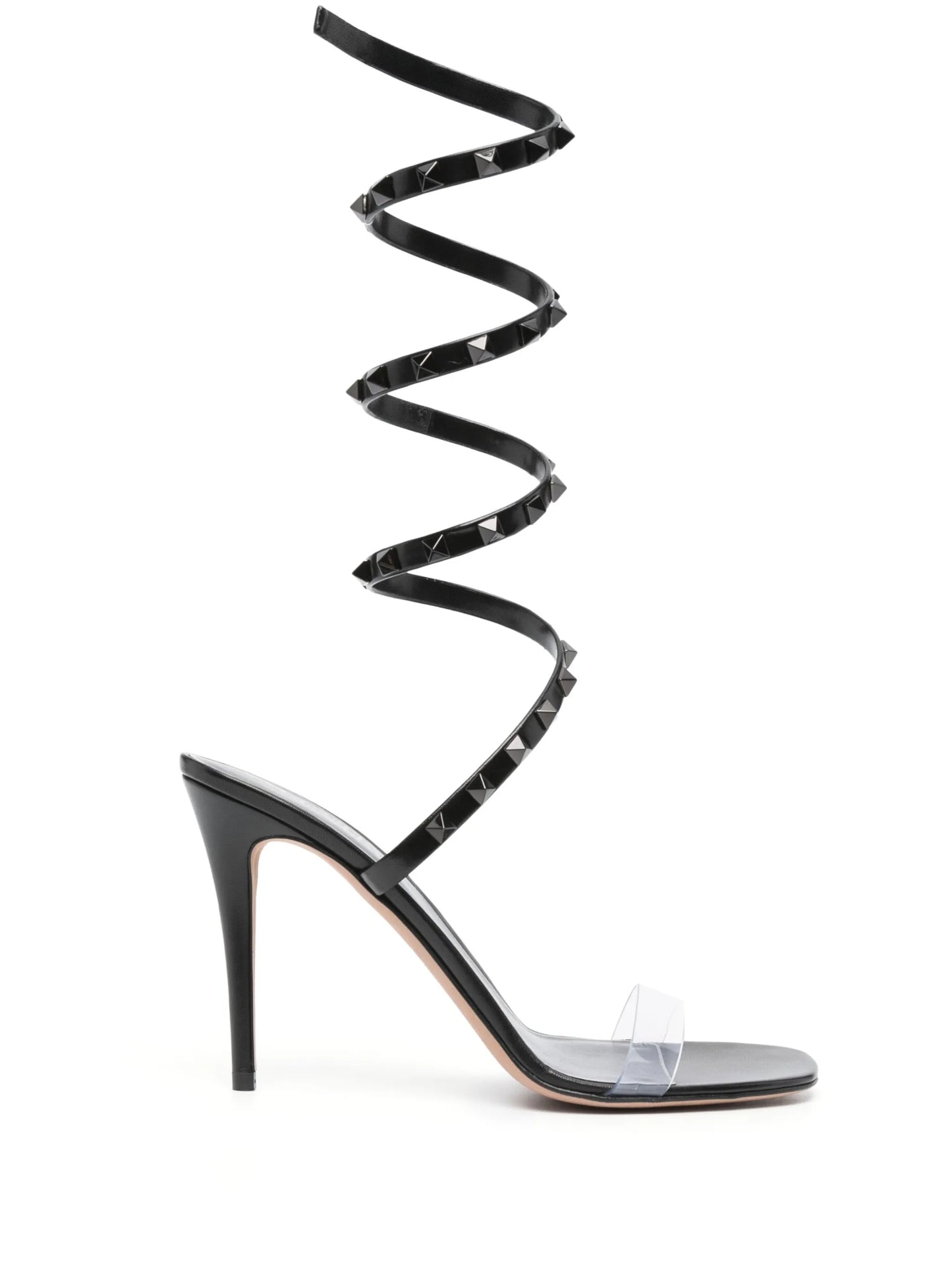 Rockstud 100mm leather sandals