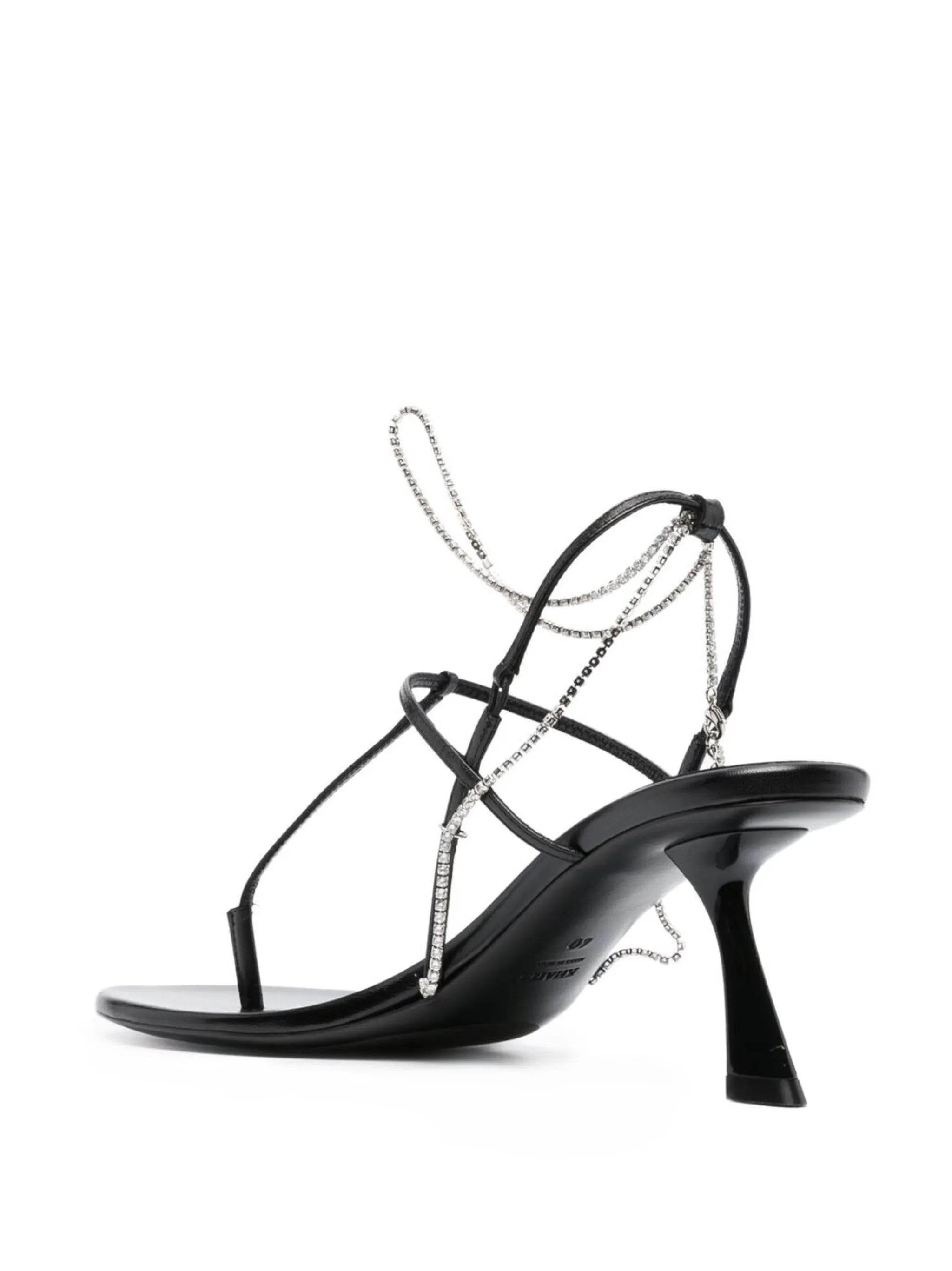 Linden 65mm crystal-chain sandals