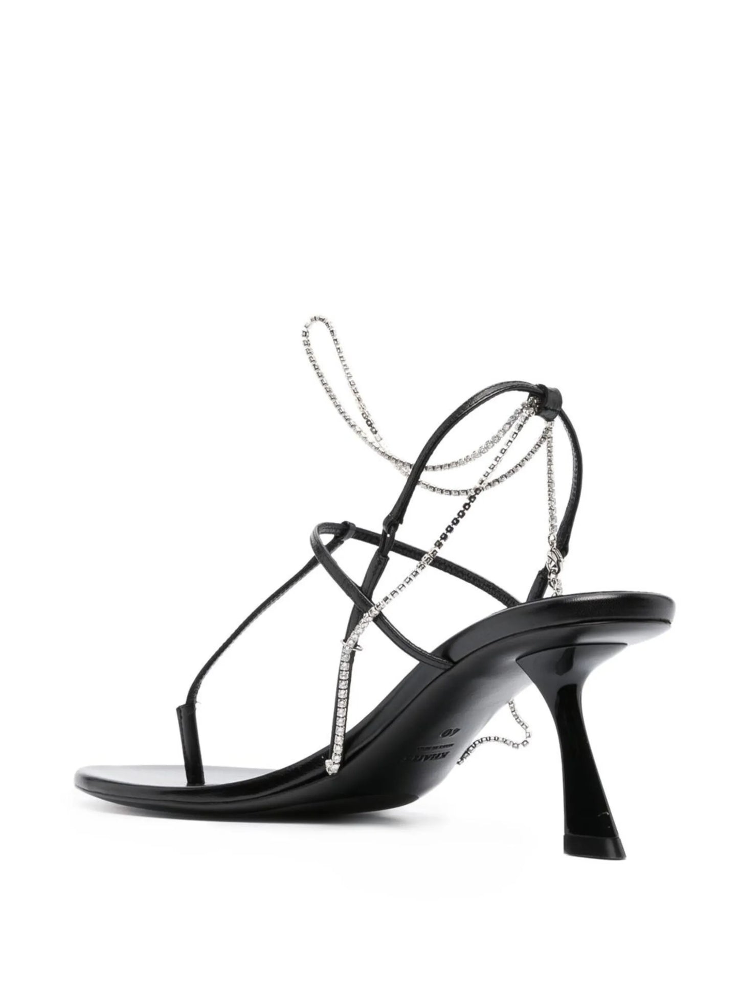 Linden 65mm crystal-chain sandals