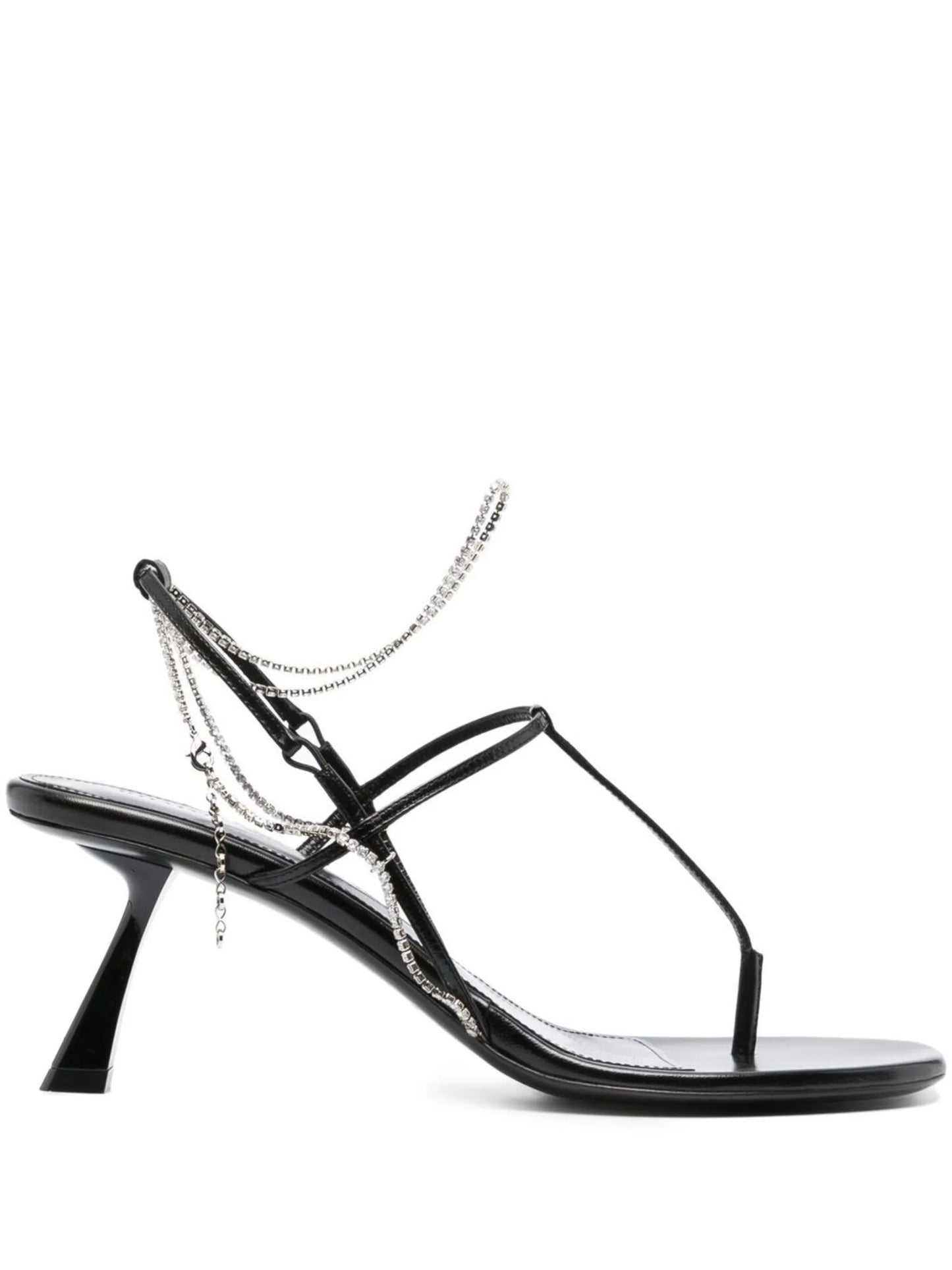 Linden 65mm crystal-chain sandals