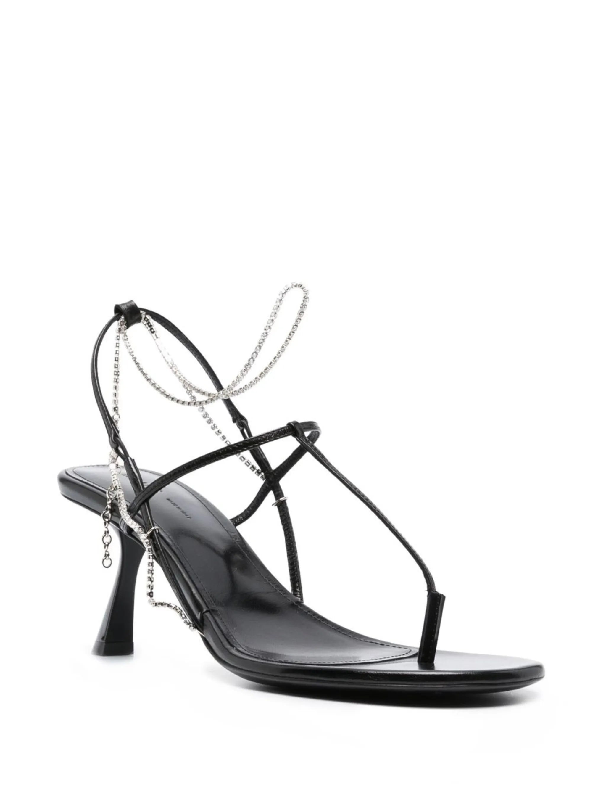 Linden 65mm crystal-chain sandals