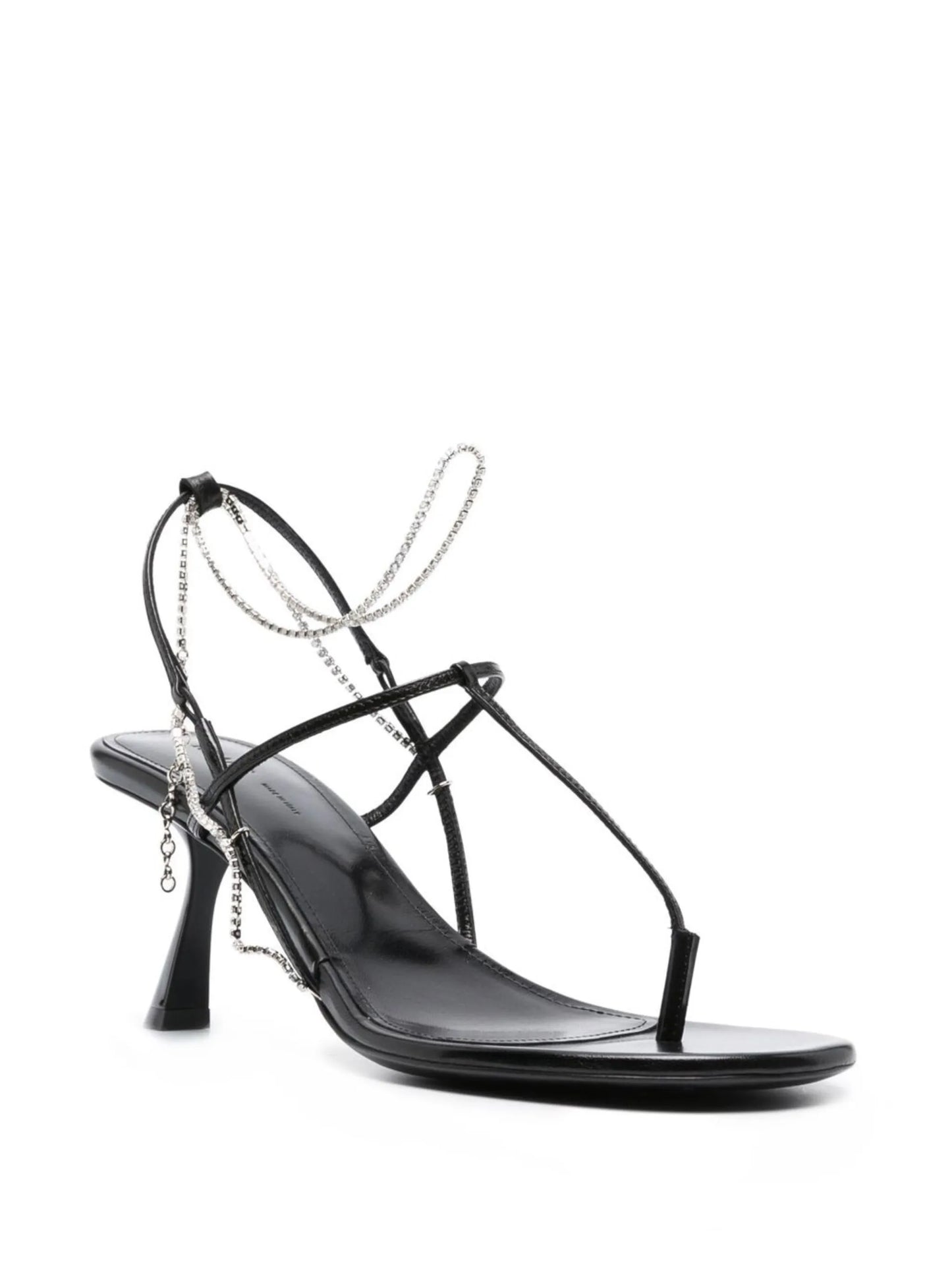 Linden 65mm crystal-chain sandals
