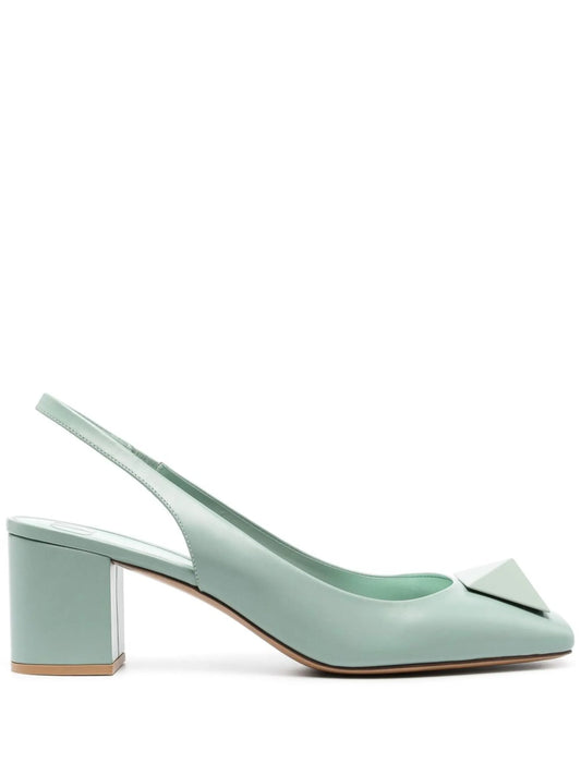 Roman Stud slingback pumps