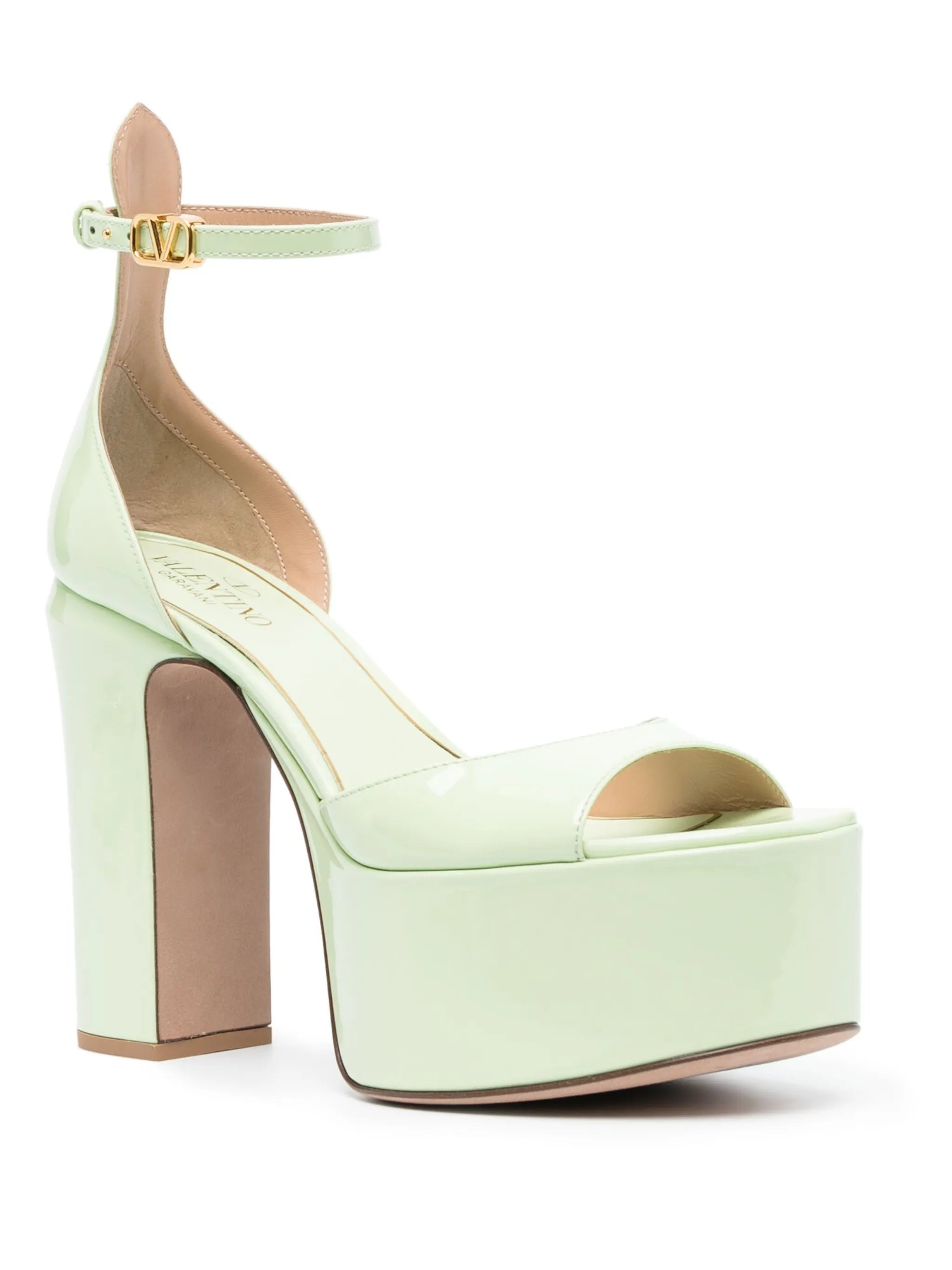 Tan-Go 120mm platform sandals