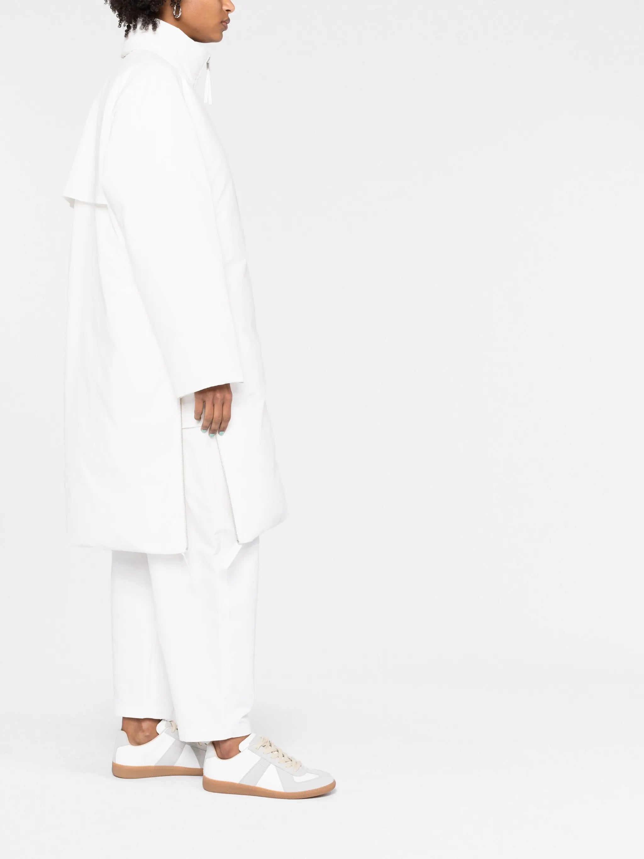 high-neck padded coat