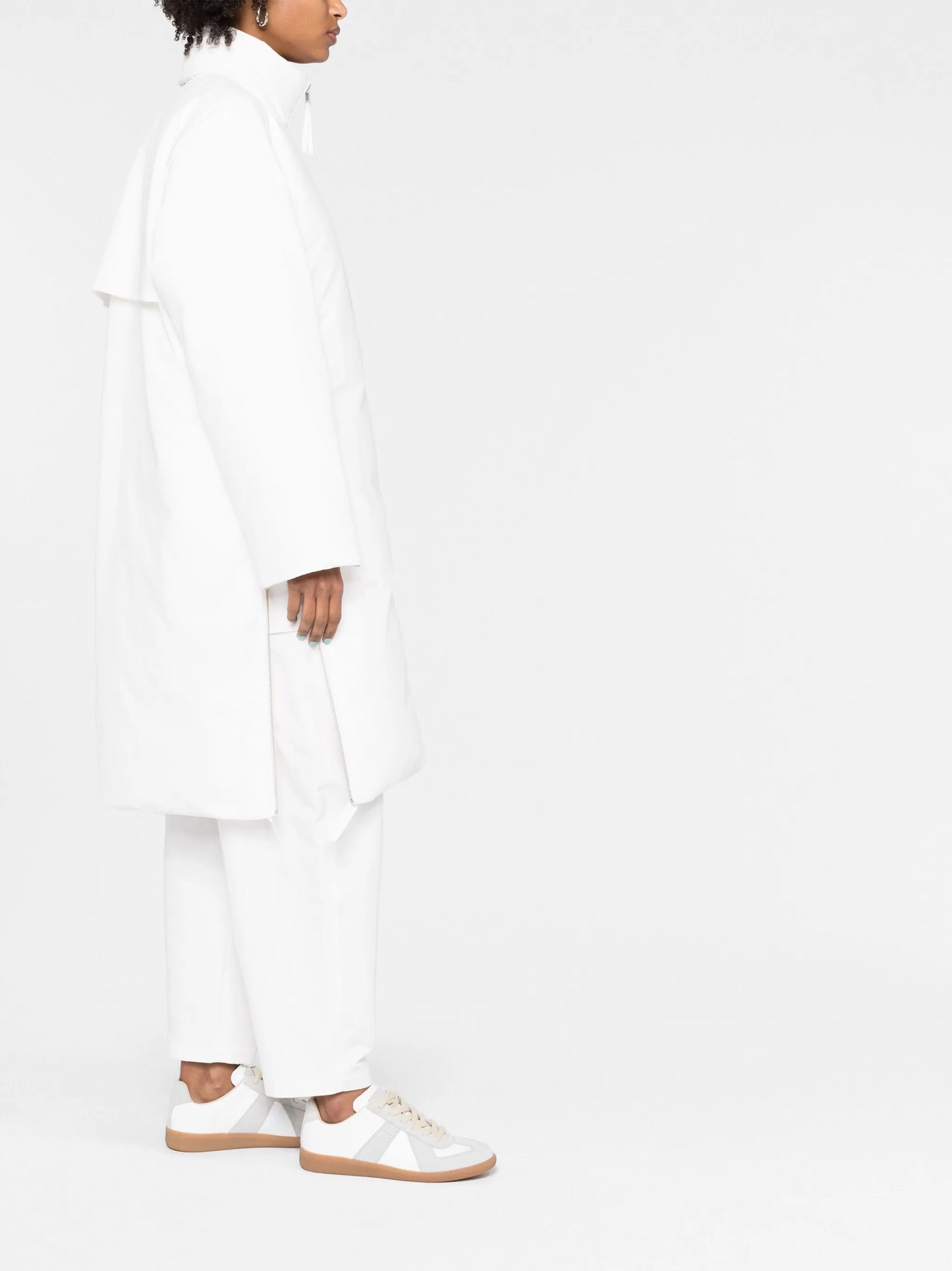 high-neck padded coat