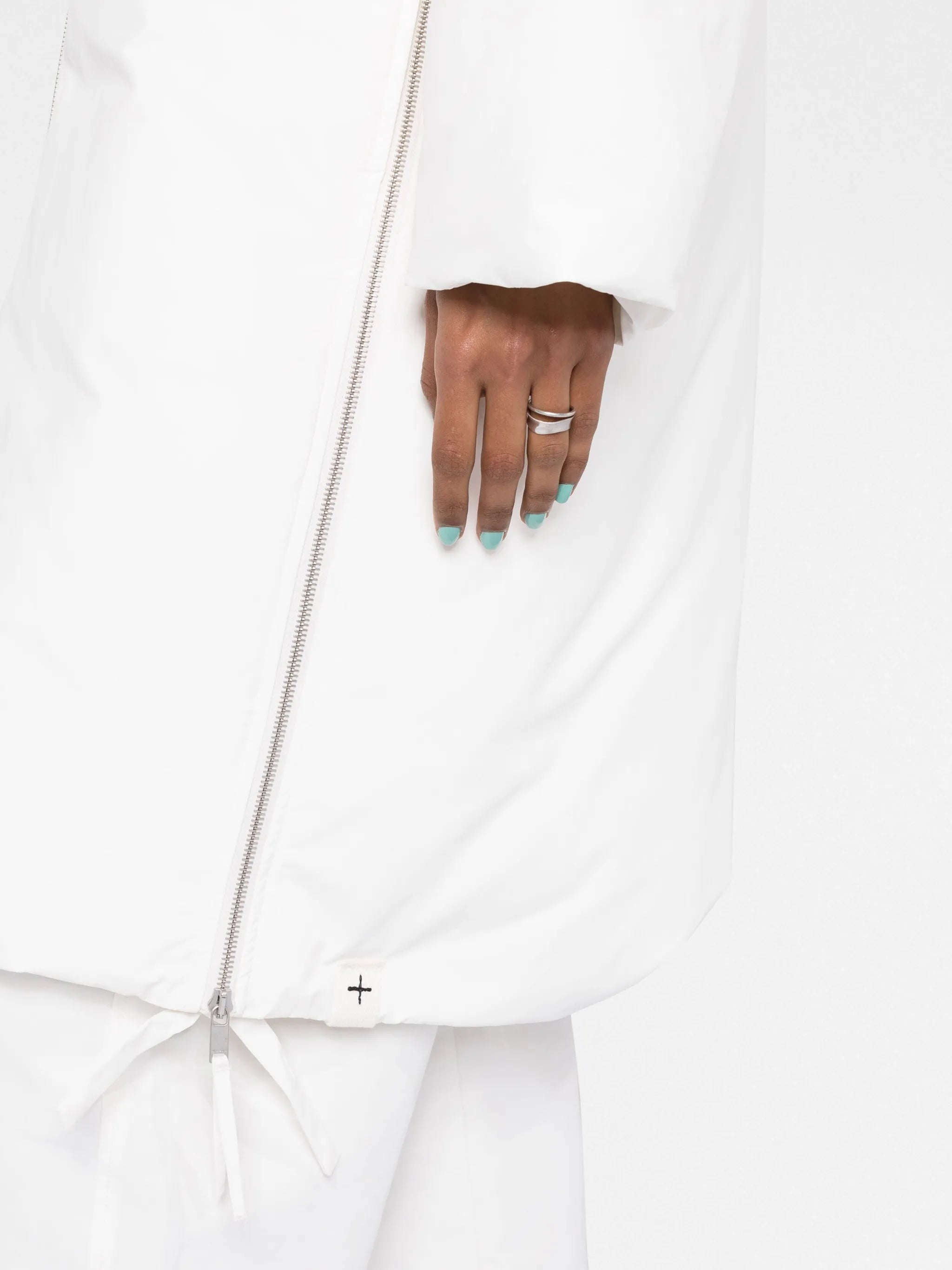 high-neck padded coat