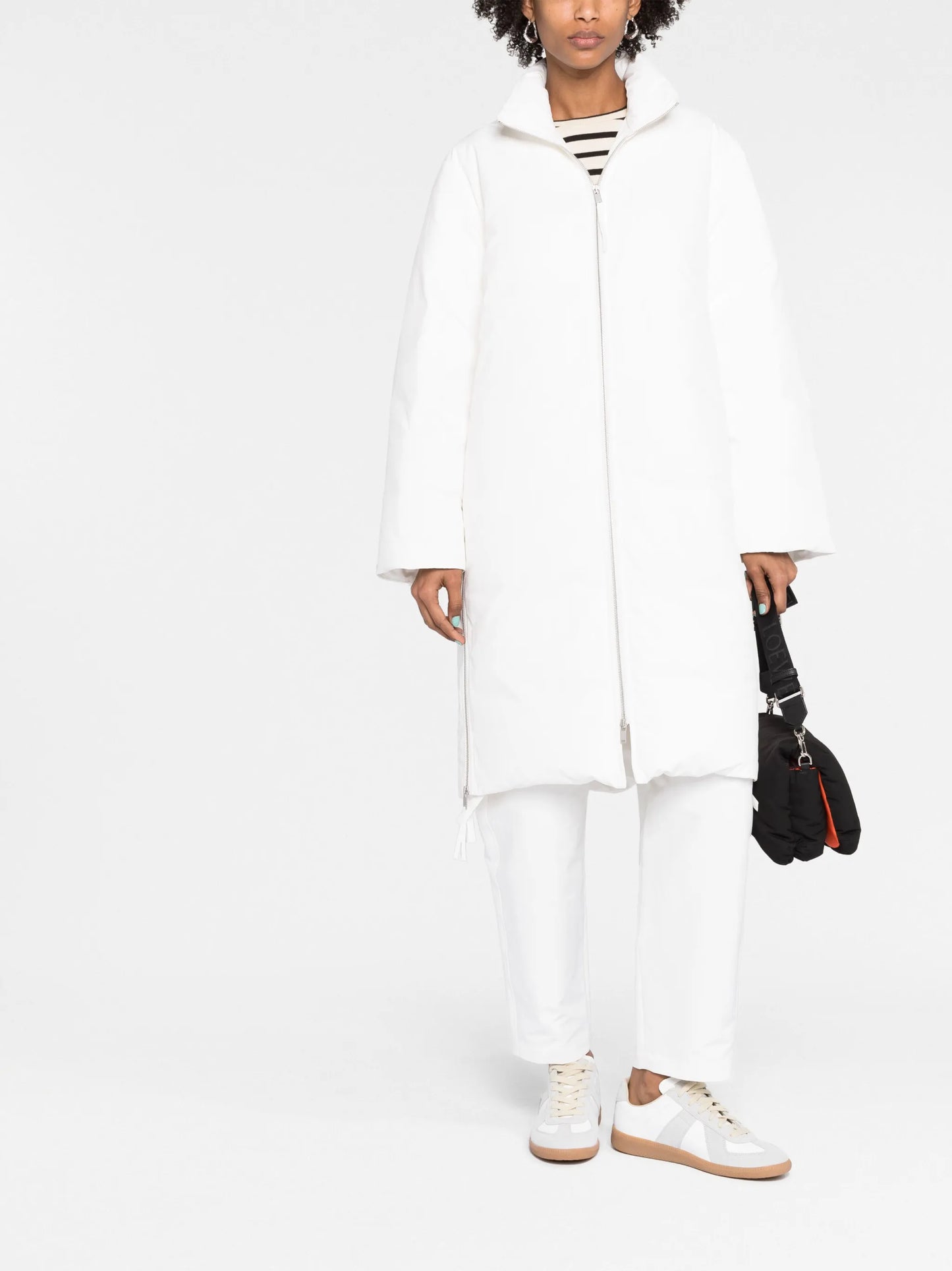 high-neck padded coat
