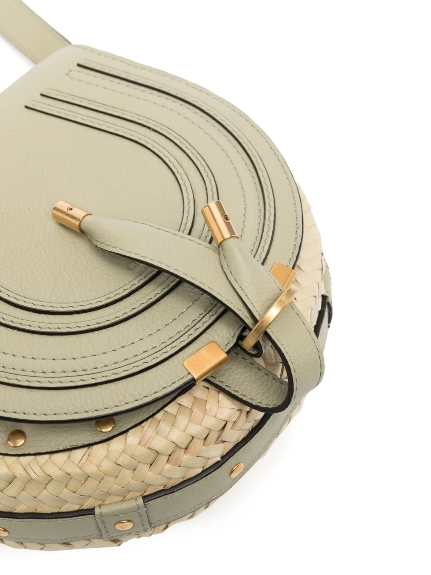 Marcie raffia crossbody bag