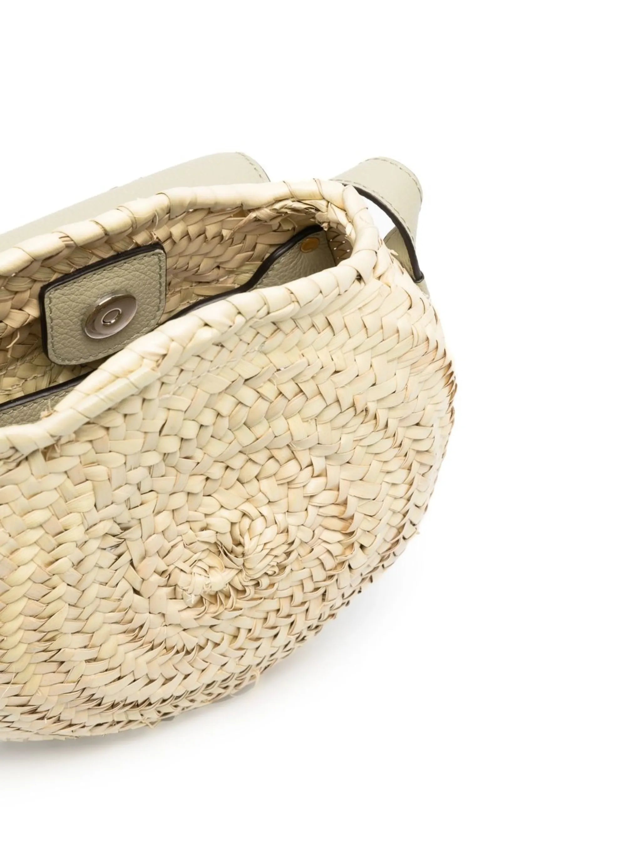 Marcie raffia crossbody bag