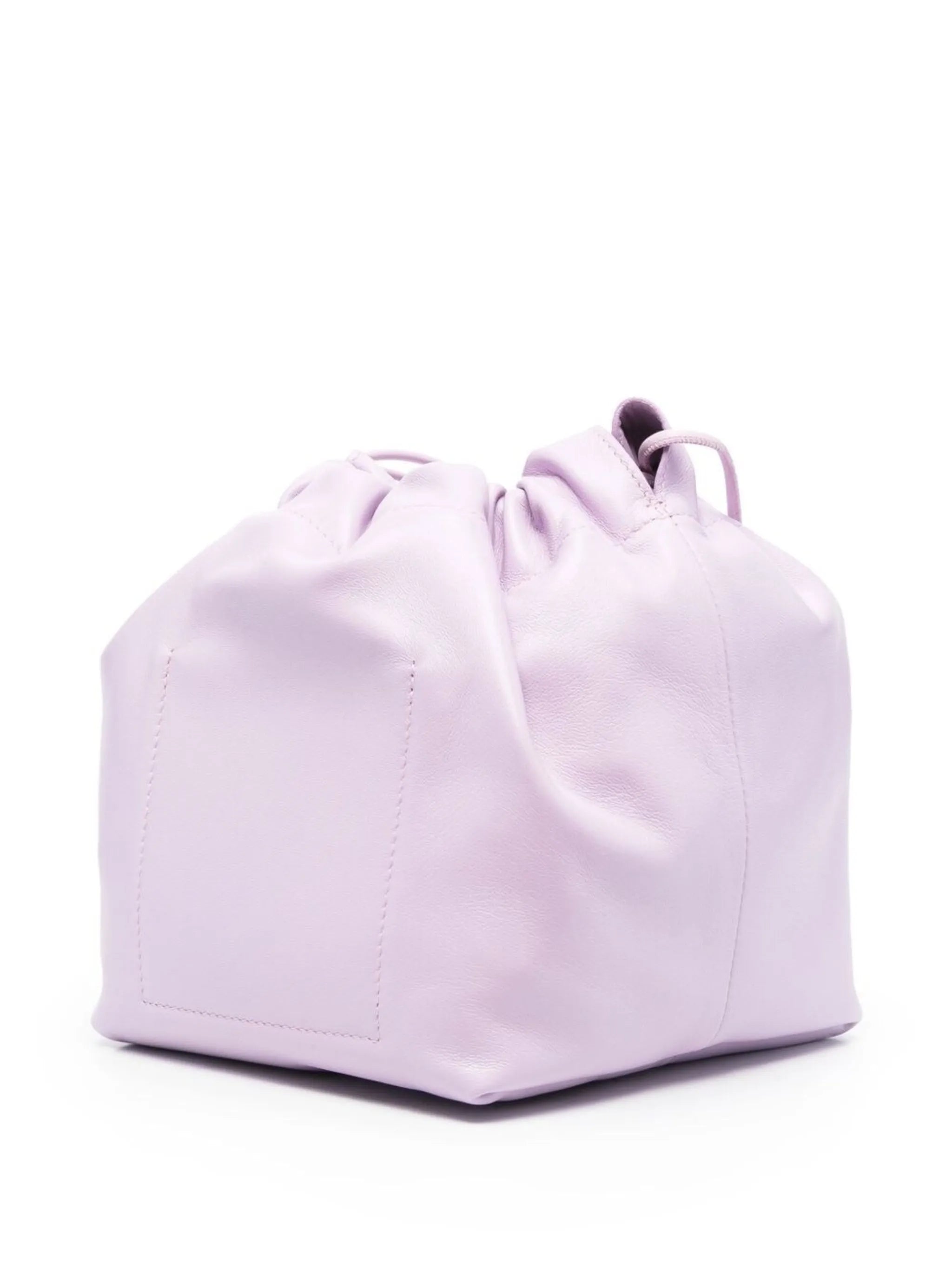 debossed-logo shoulder bag