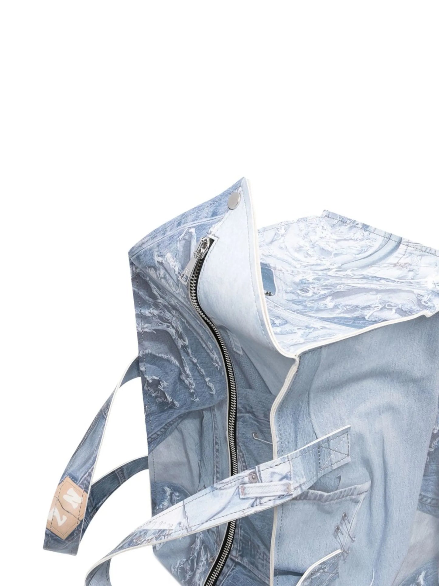 trompe l'oeil print tote bag