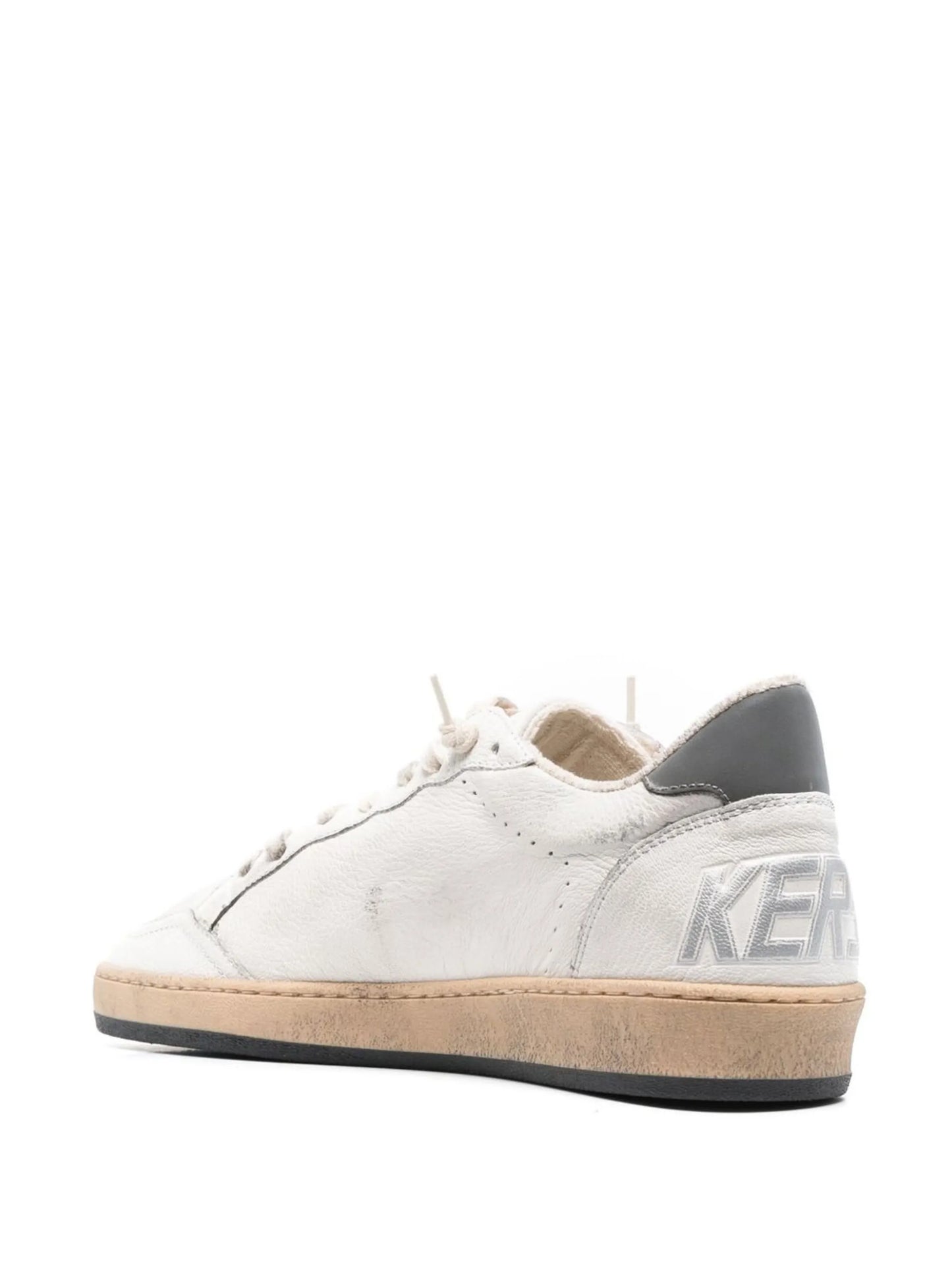 star-patch lace-up sneakers
