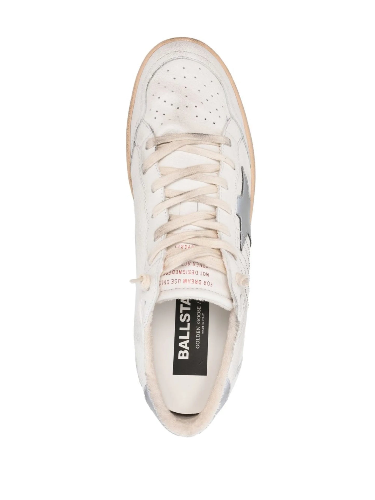 star-patch lace-up sneakers