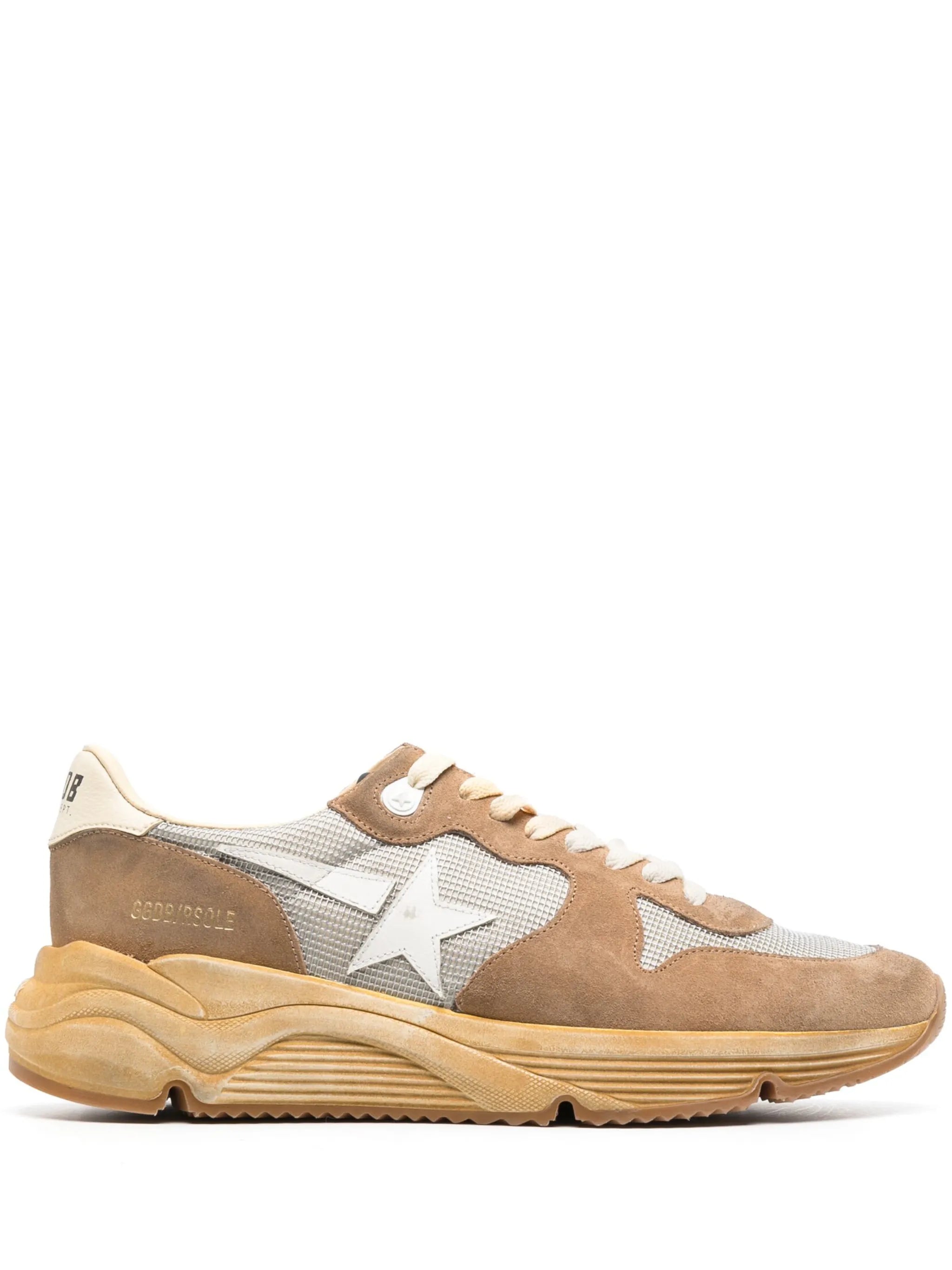 Running Sole leather sneakers