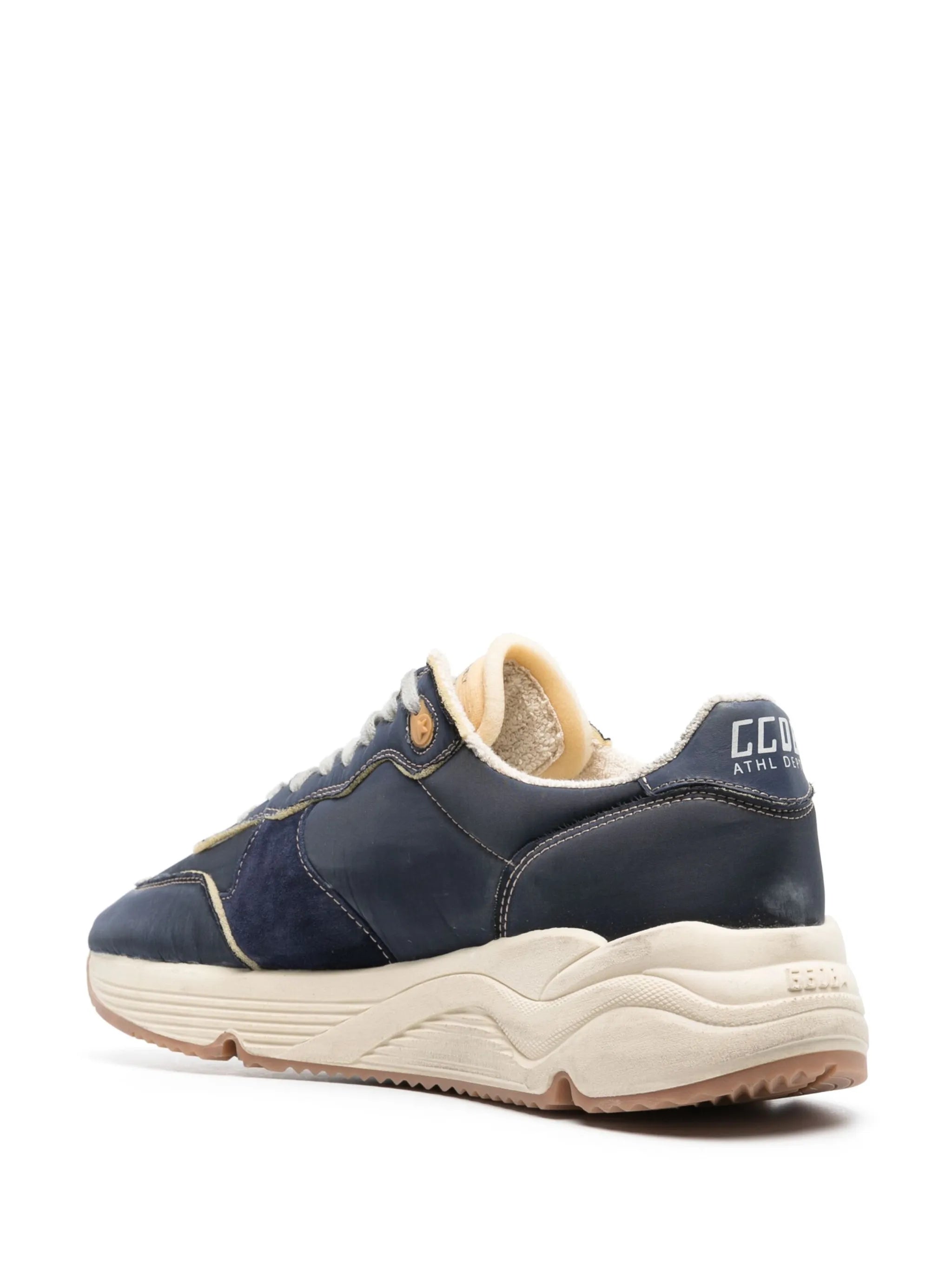 Running Sole leather sneakers
