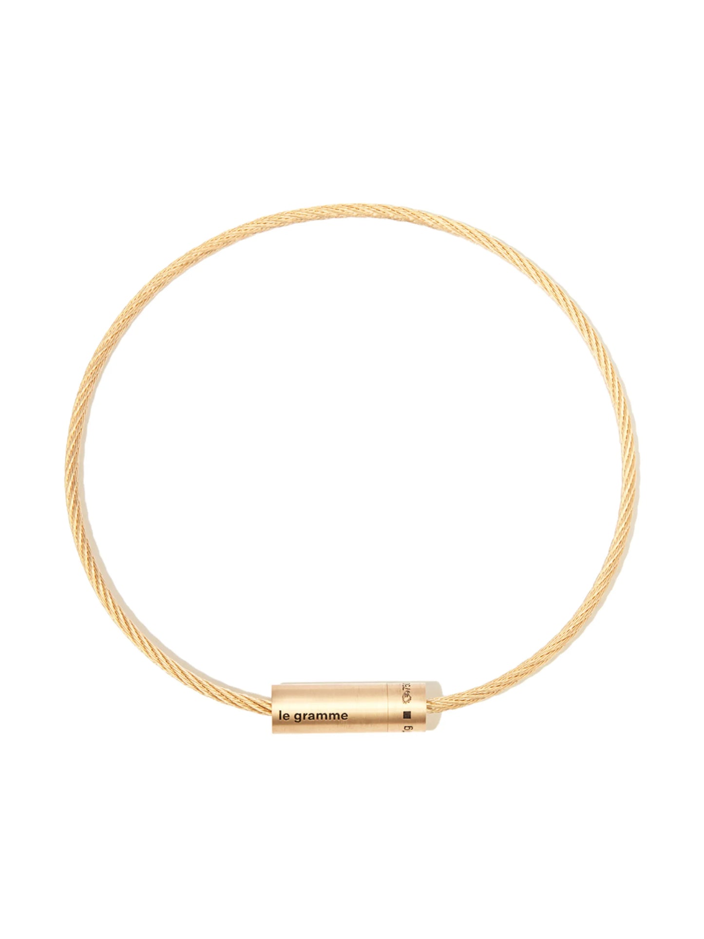 18kt yellow gold Cable 11g bracelet