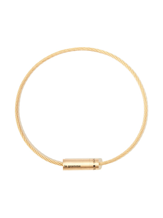 18kt yellow gold Cable 11g bracelet