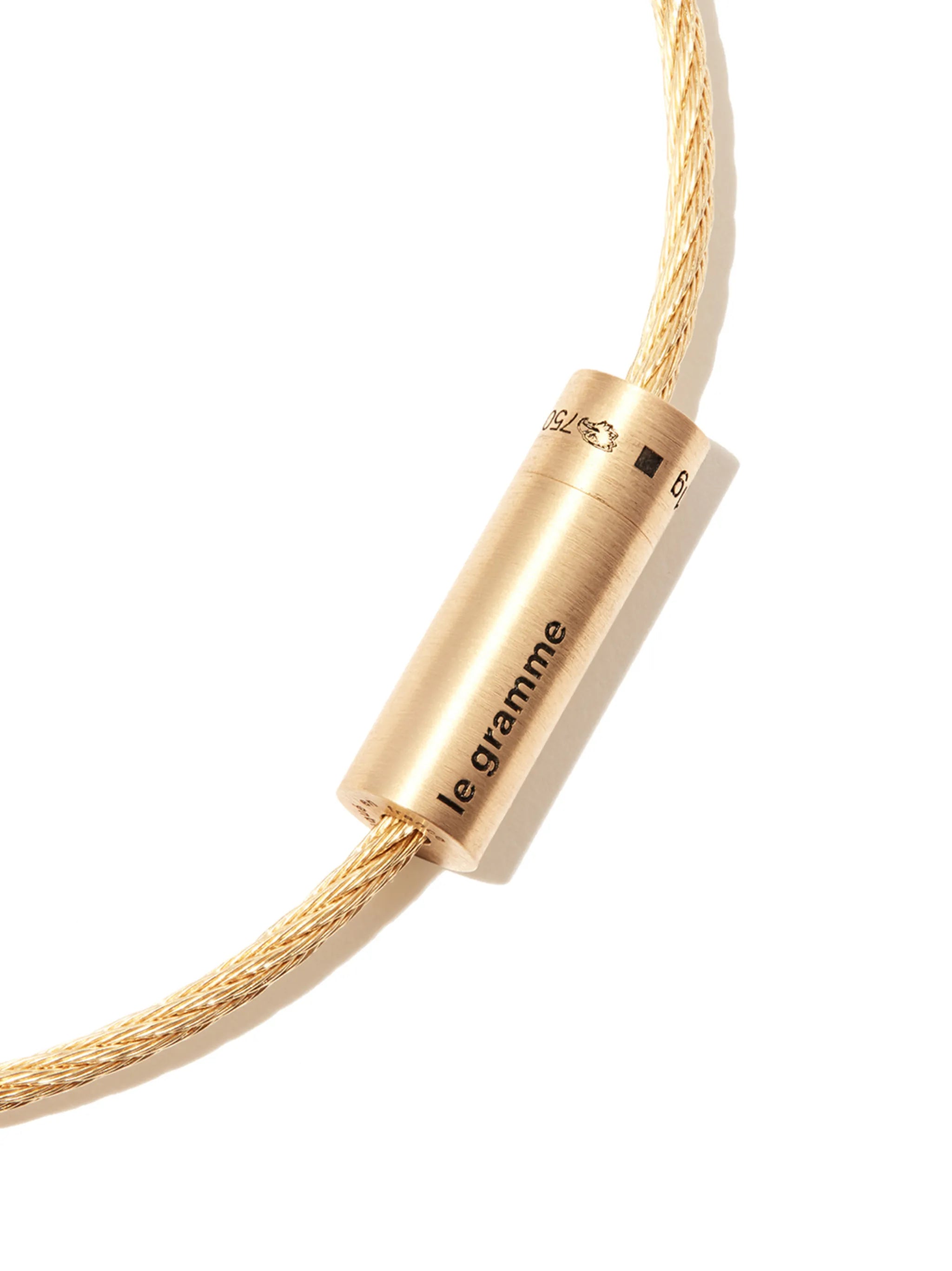 18kt yellow gold Cable 11g bracelet