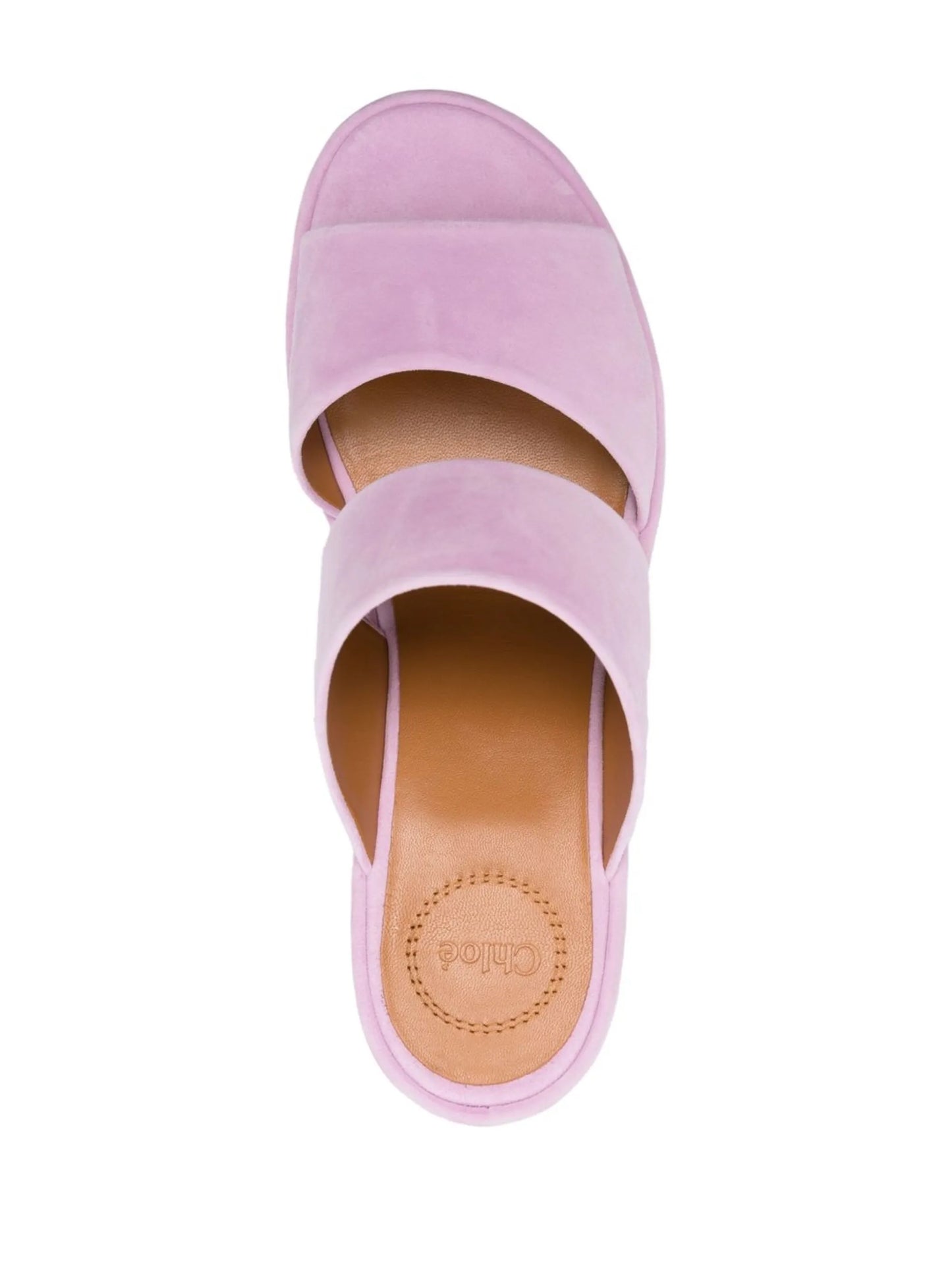 95mm Odina suede sandals