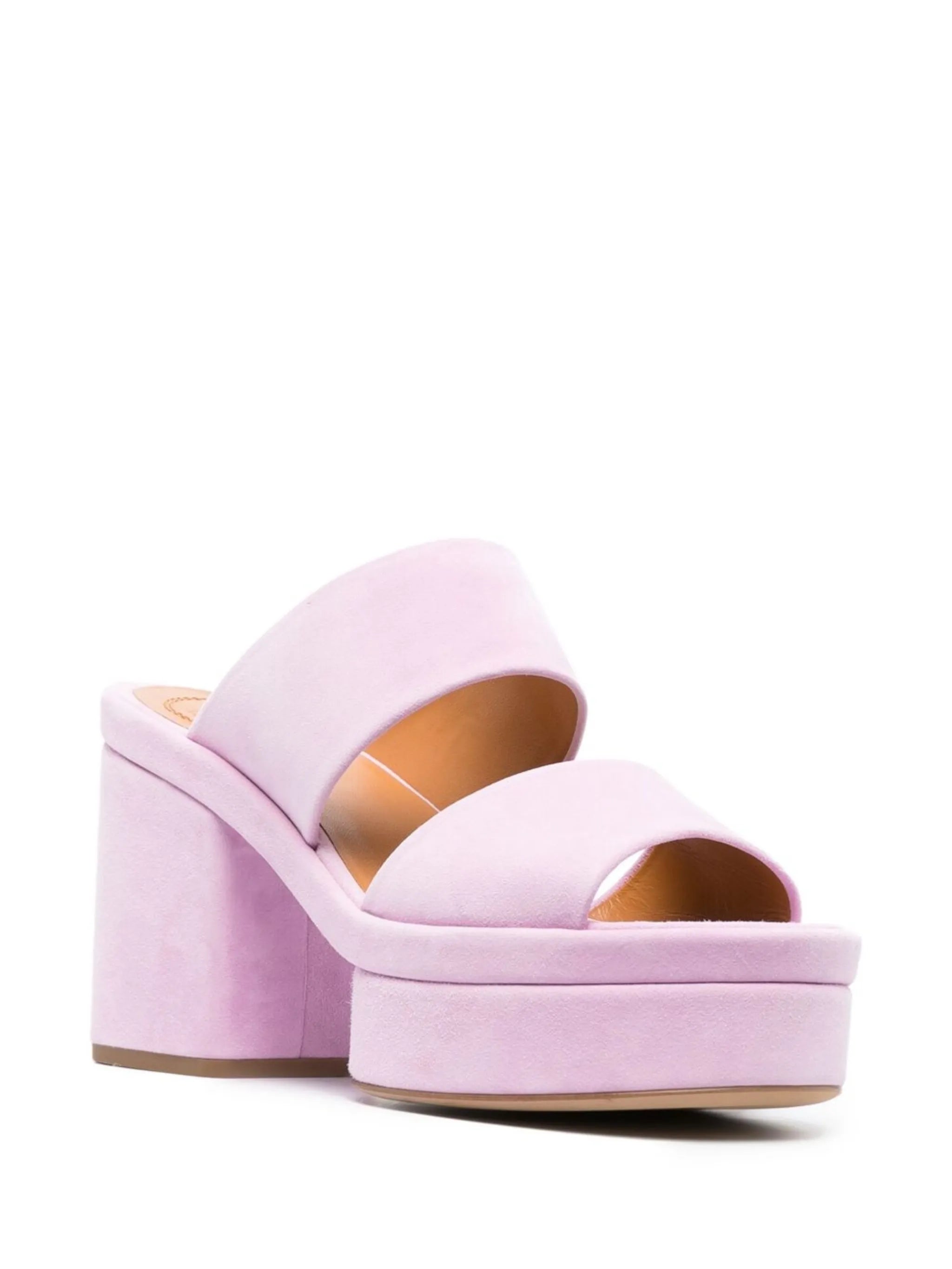 95mm Odina suede sandals