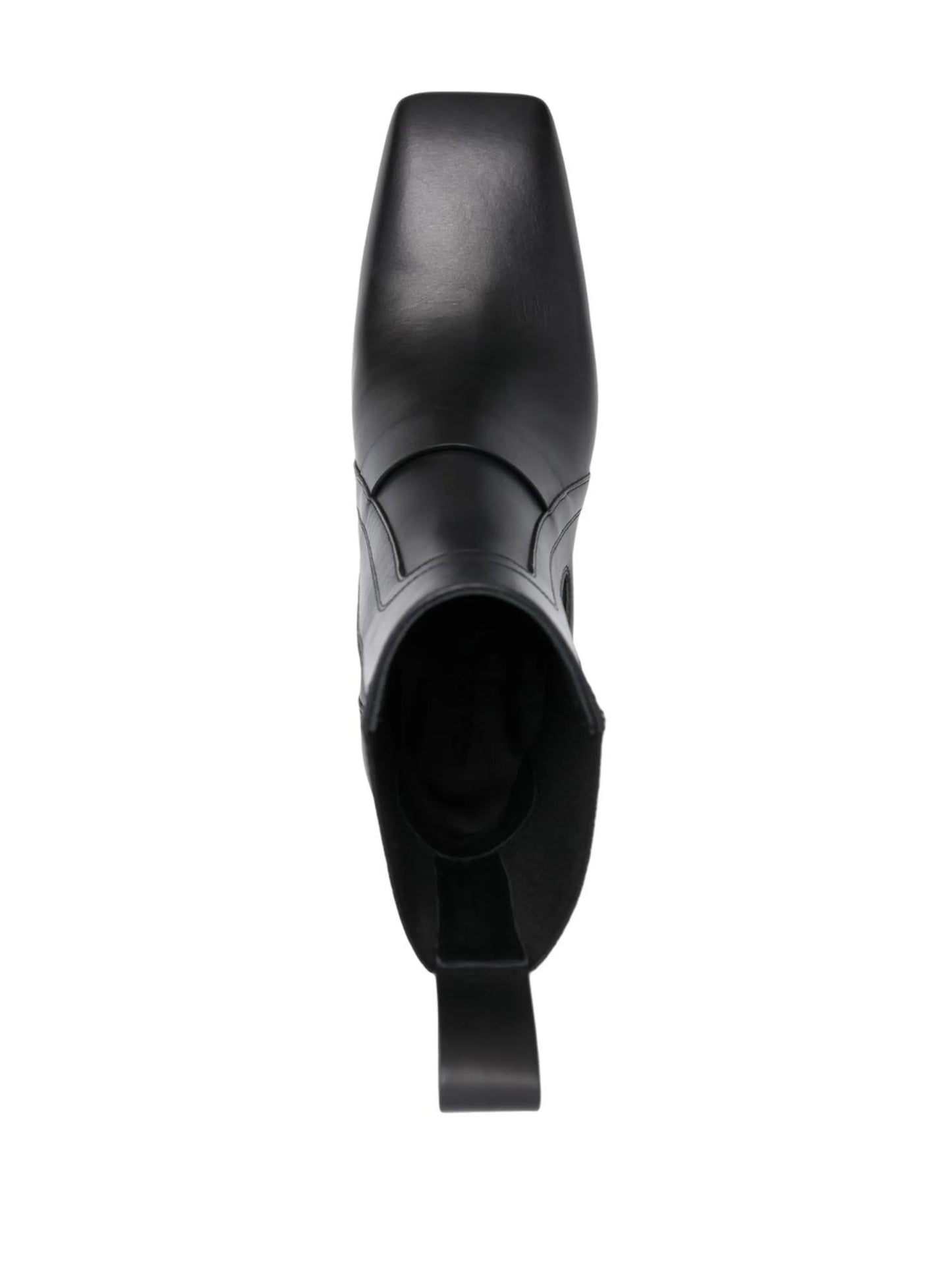 transparent-heel western boots