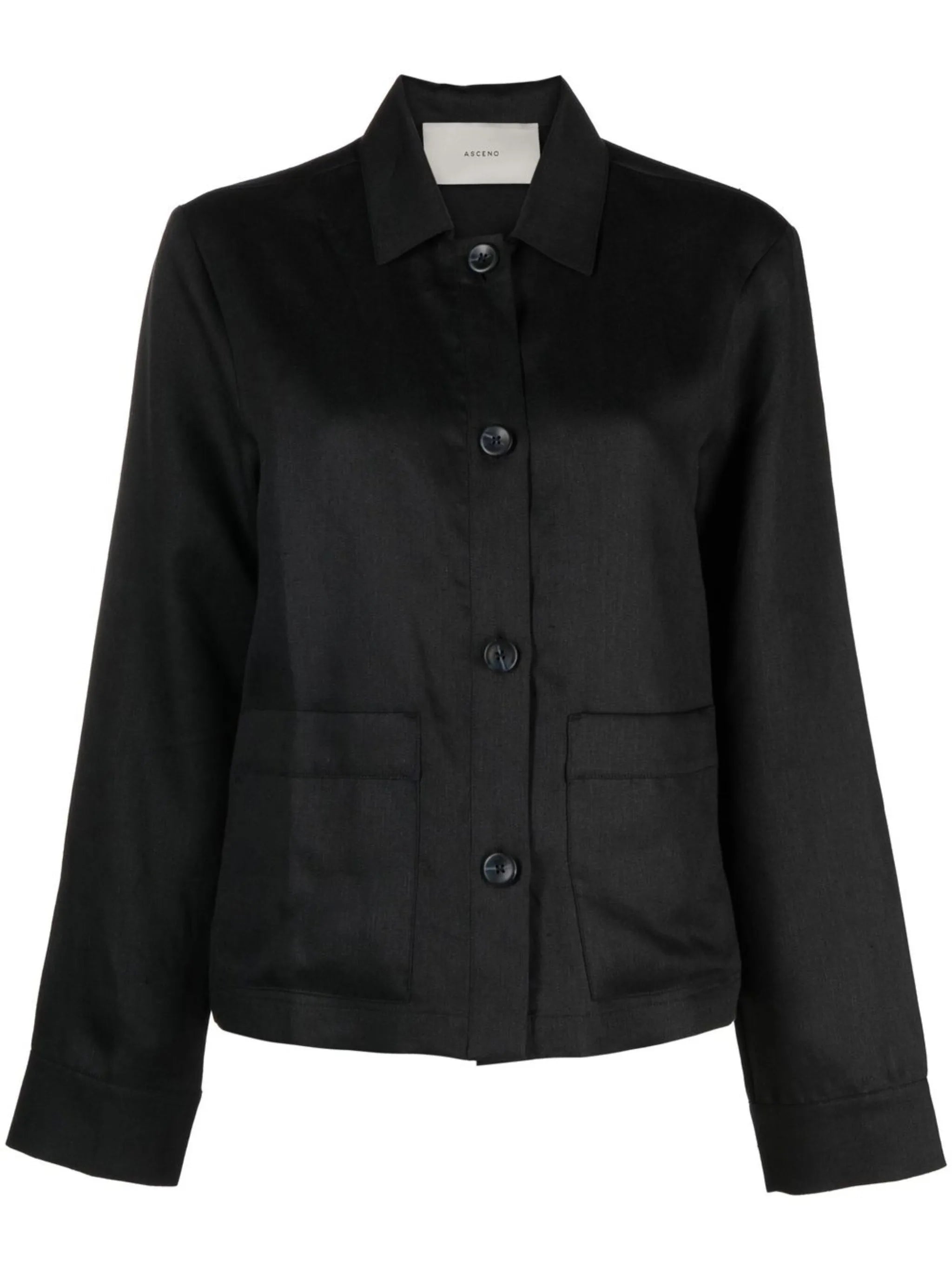 Miami single-breasted linen jacket