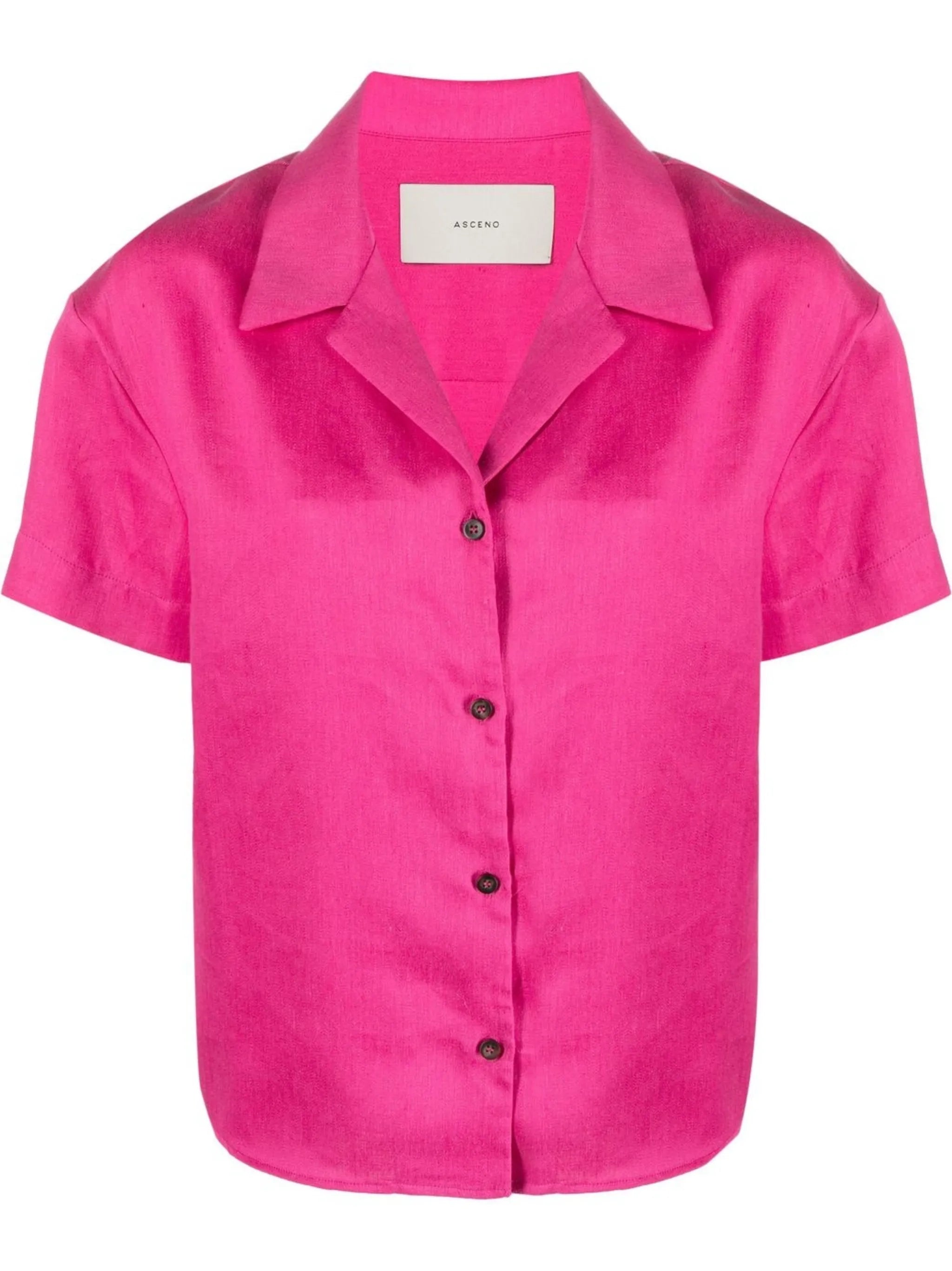 Prague camp-collar shirt