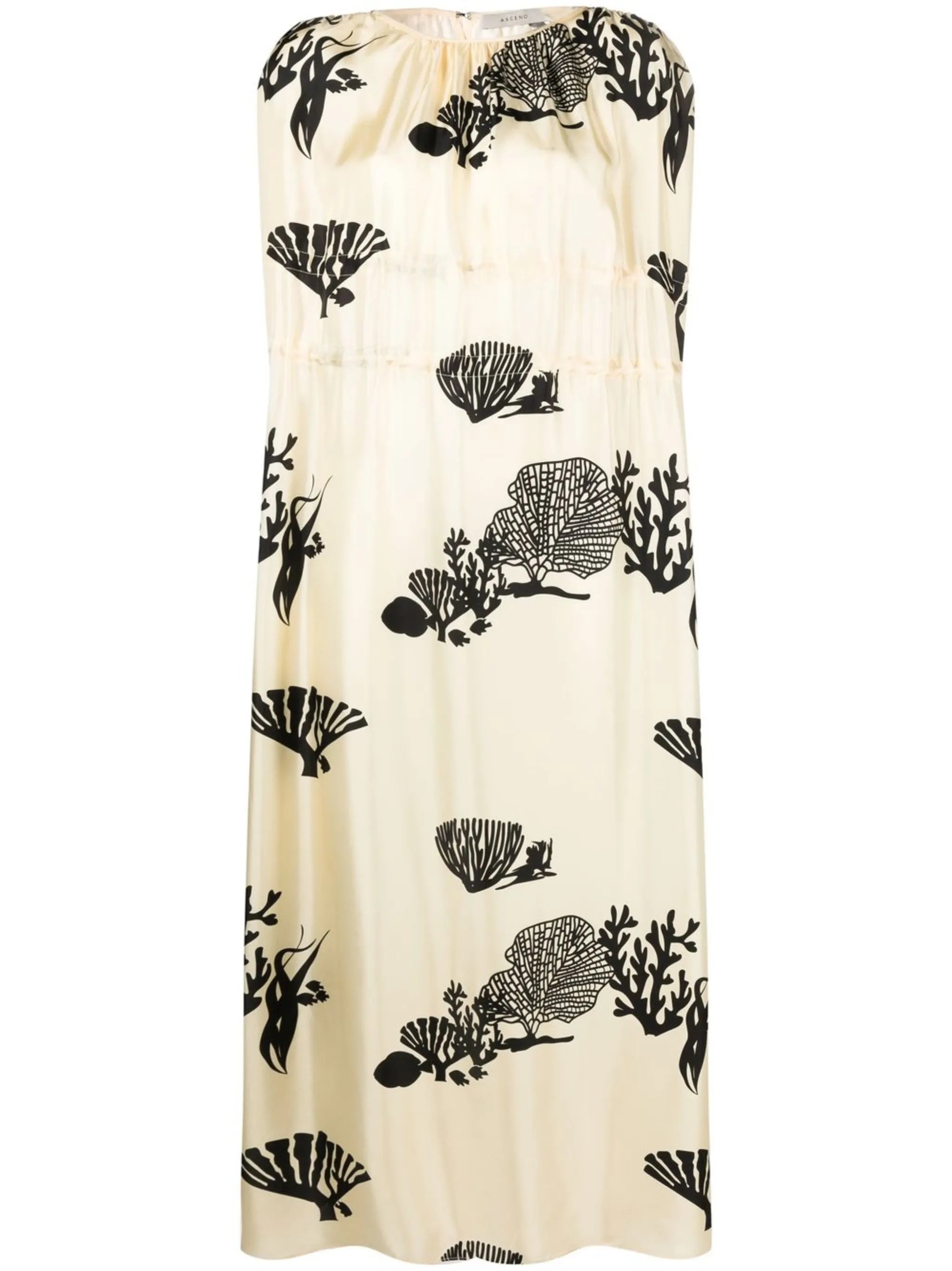 graphic-print sleeveless maxi dress