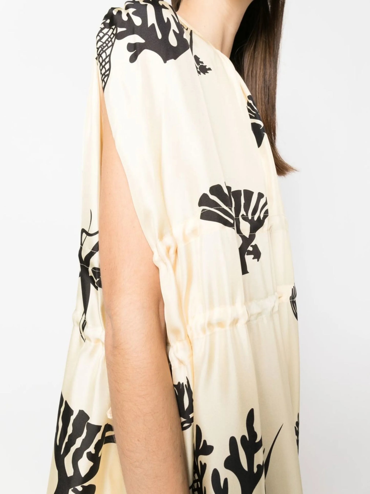 graphic-print sleeveless maxi dress