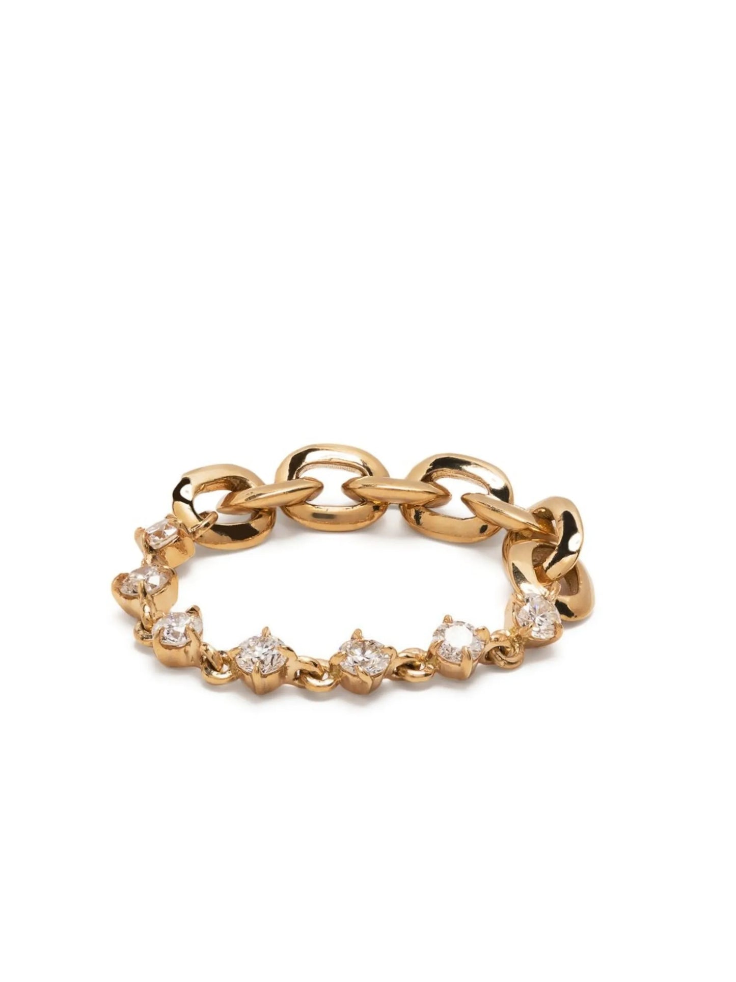18kt yellow gold Éclat diamond tennis ring
