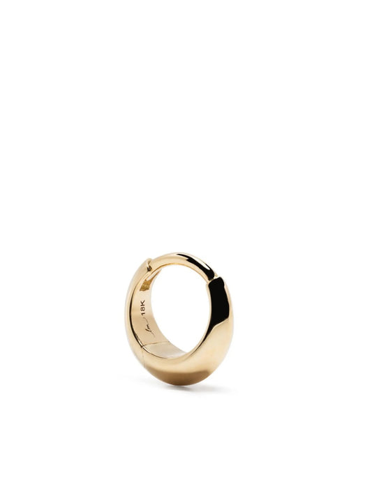 18k yellow gold Mini Crescent hoop earring