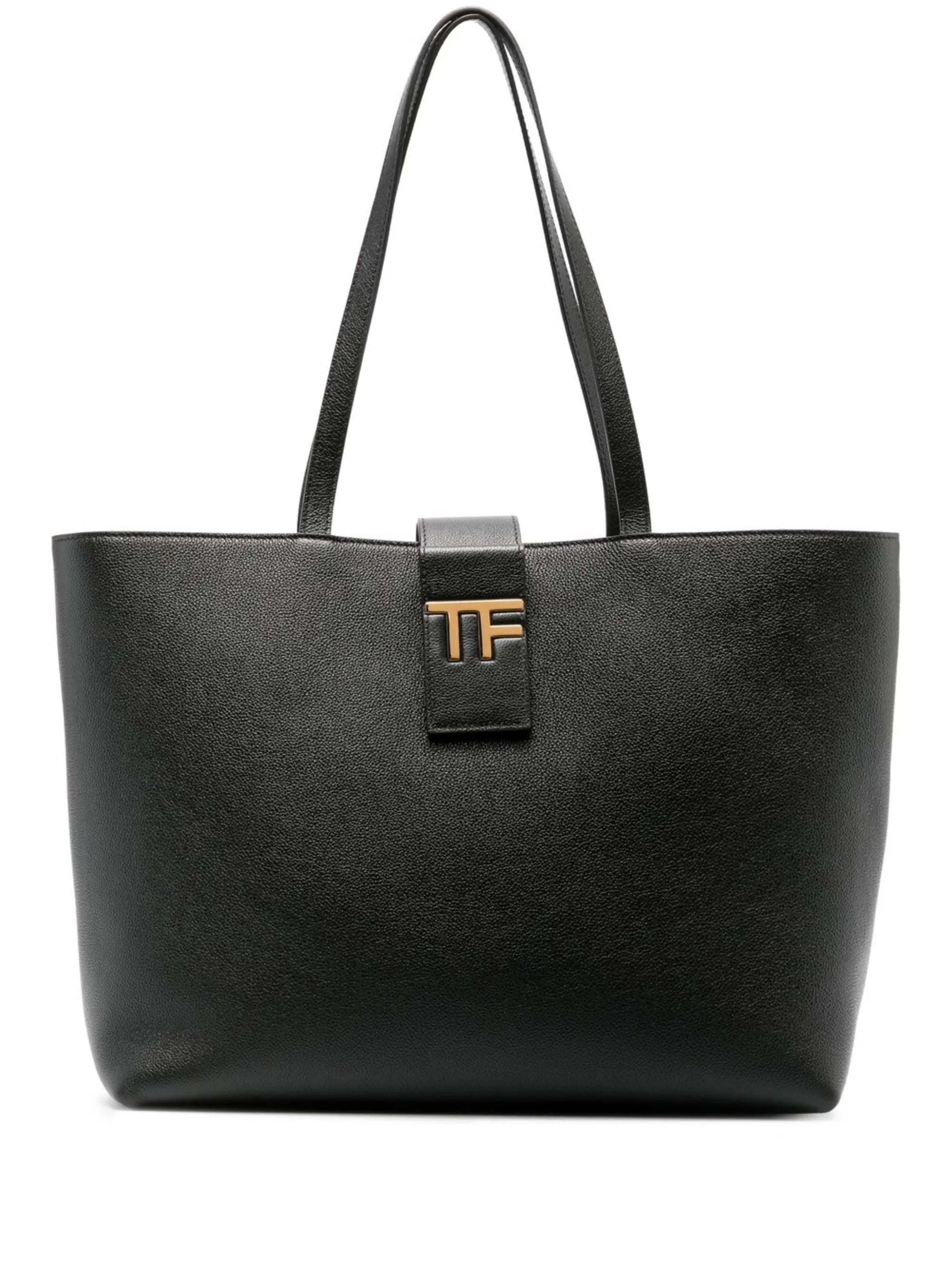 logo plaque tote bag