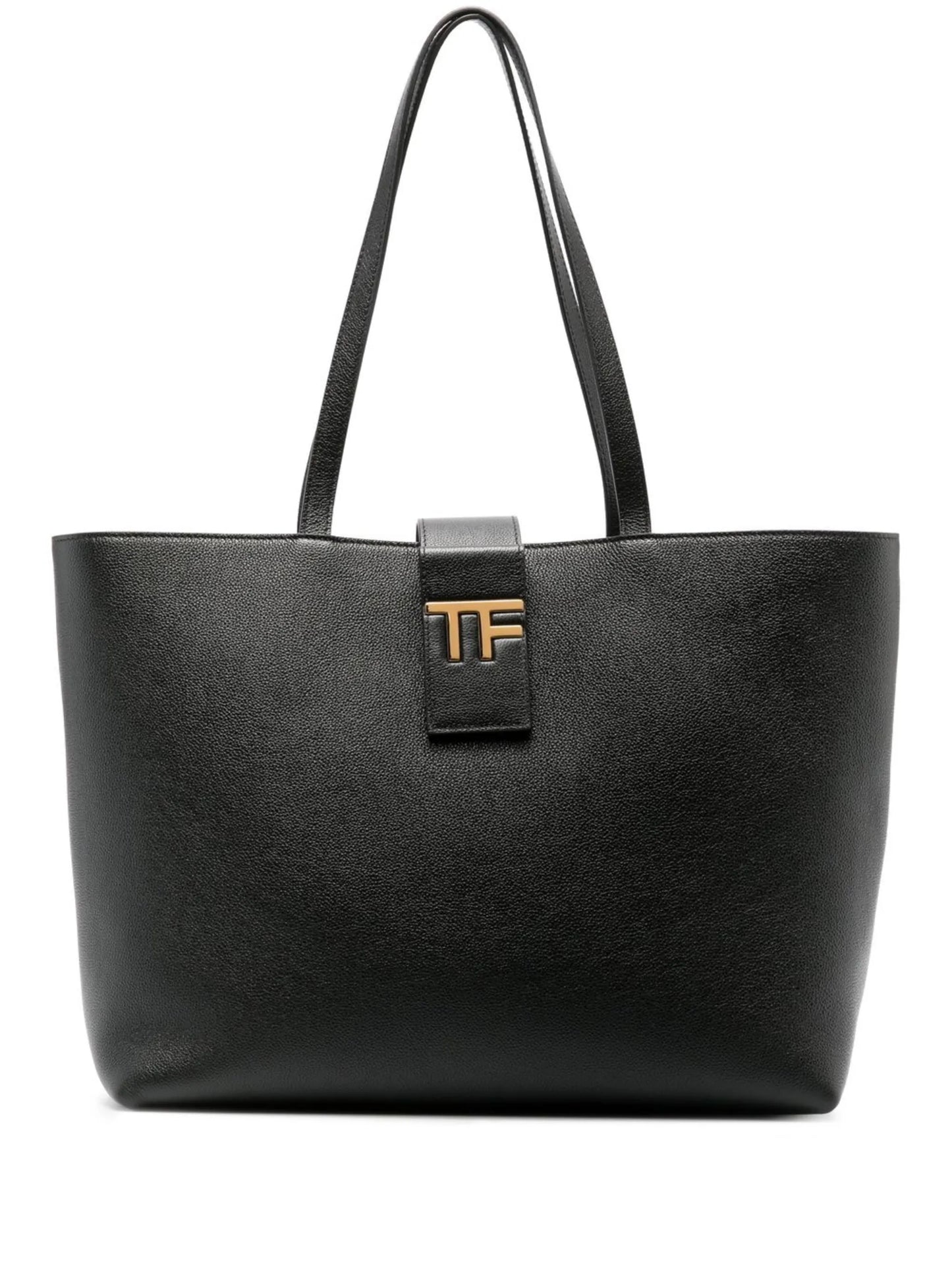 logo plaque tote bag