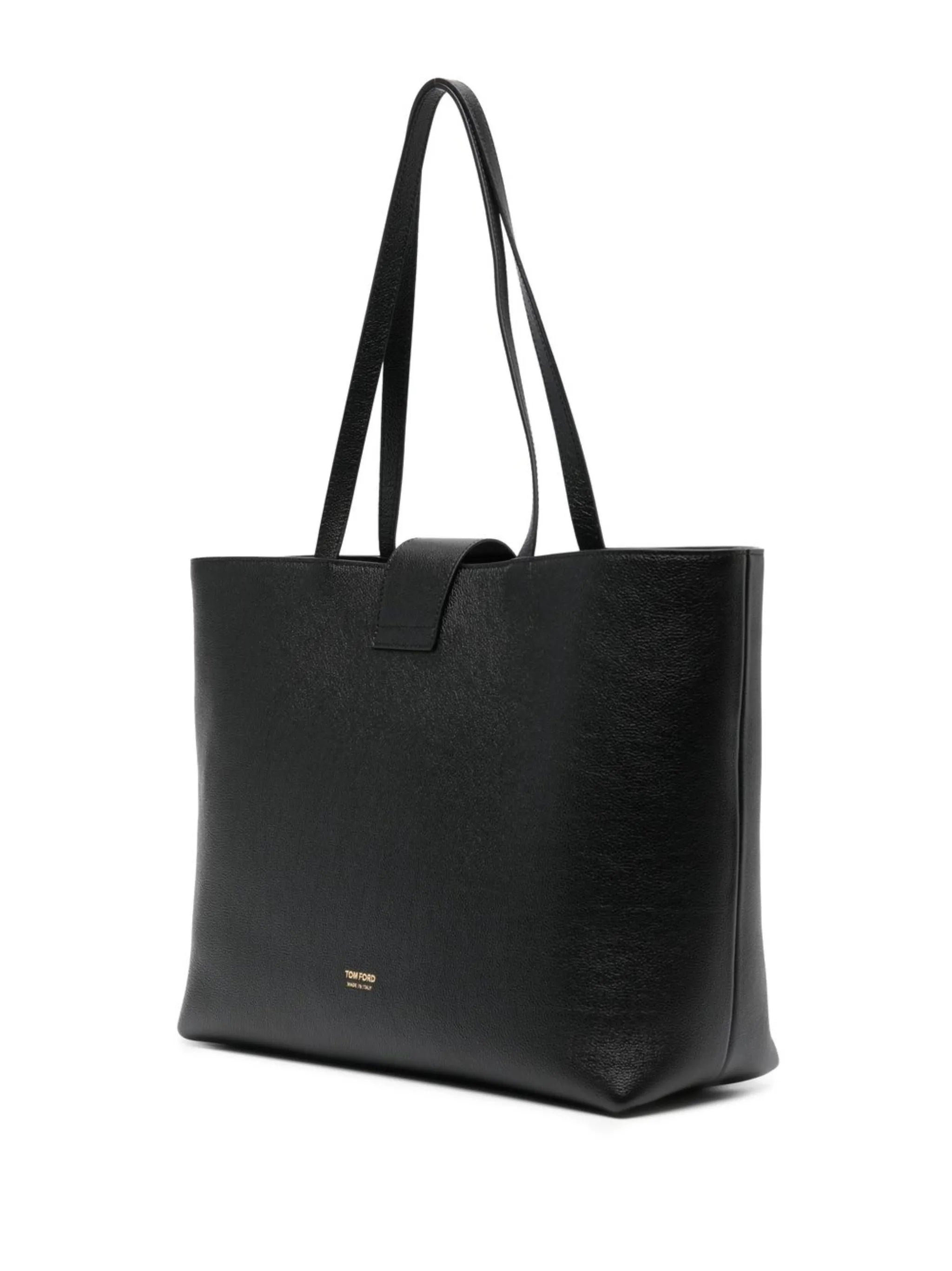 logo plaque tote bag