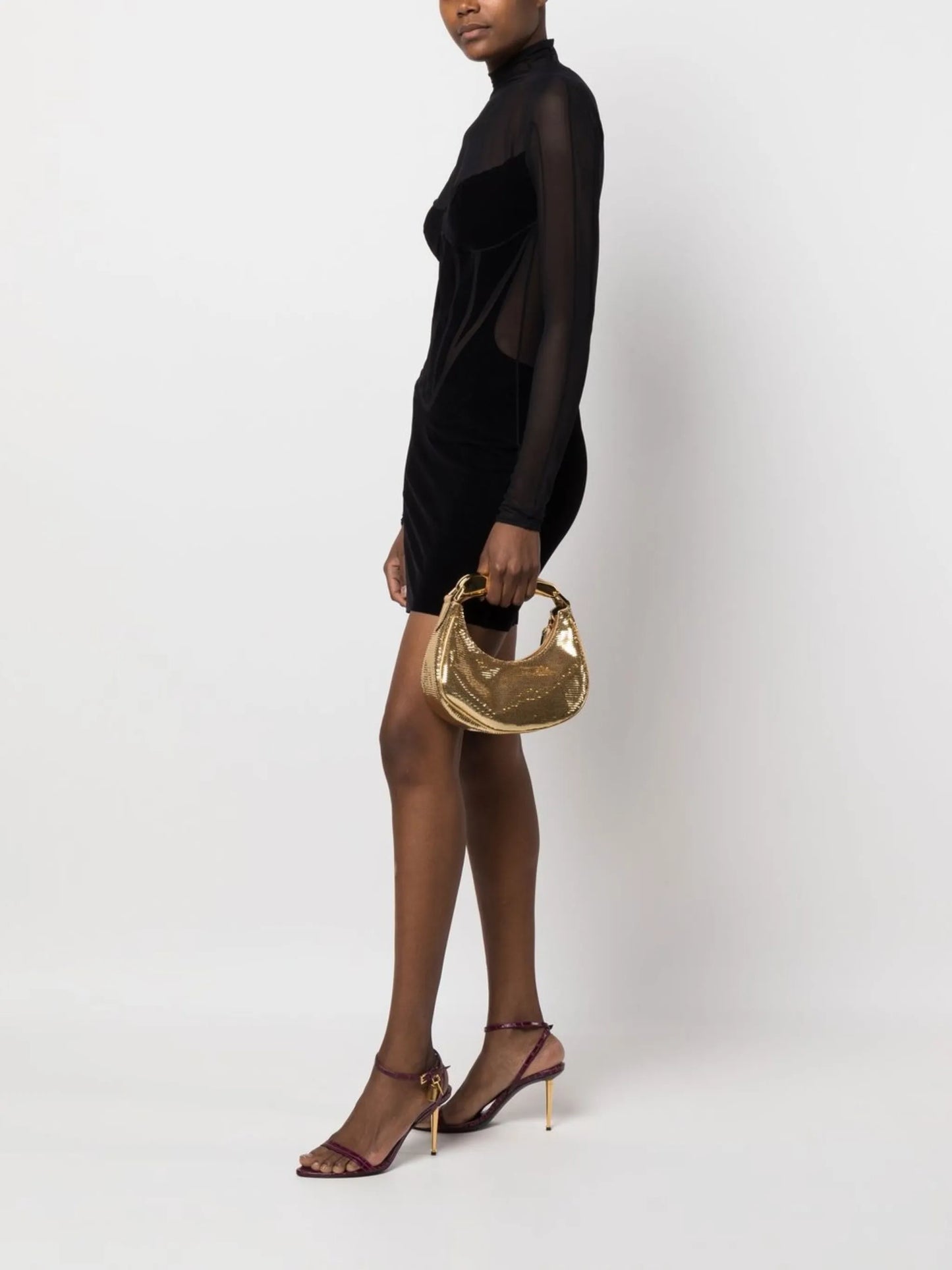 mini Bianca sequin-embellished tote bag