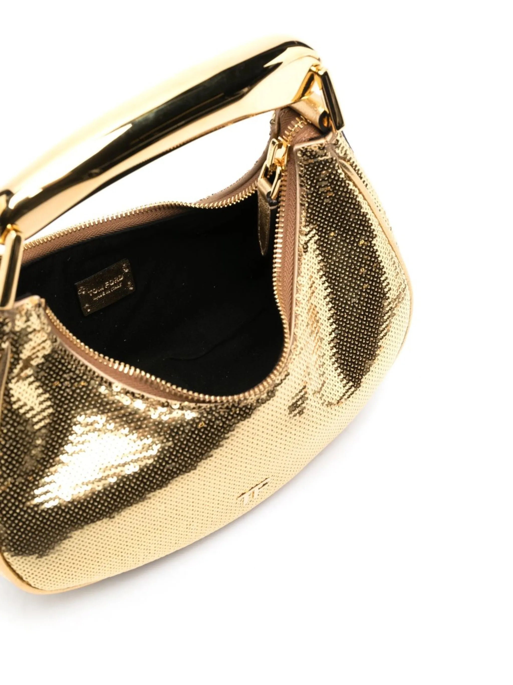mini Bianca sequin-embellished tote bag
