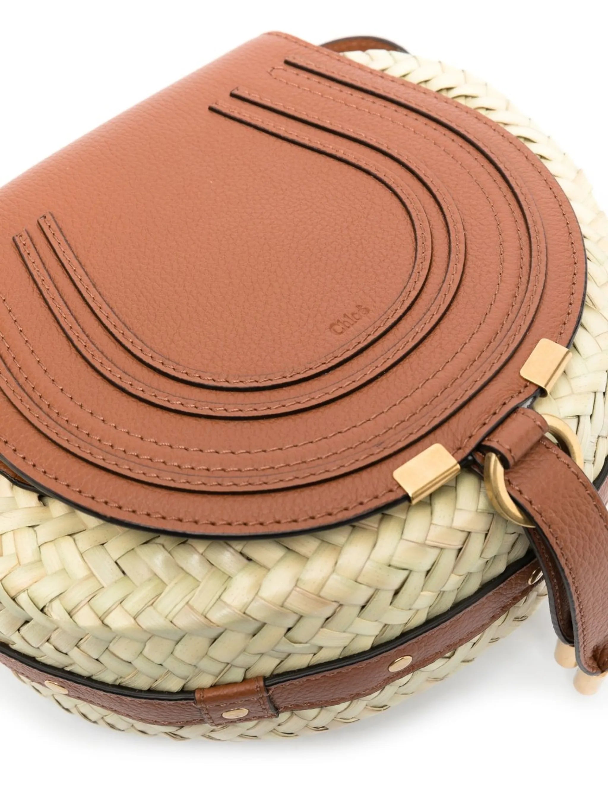 Marci Raffia crossbody bag